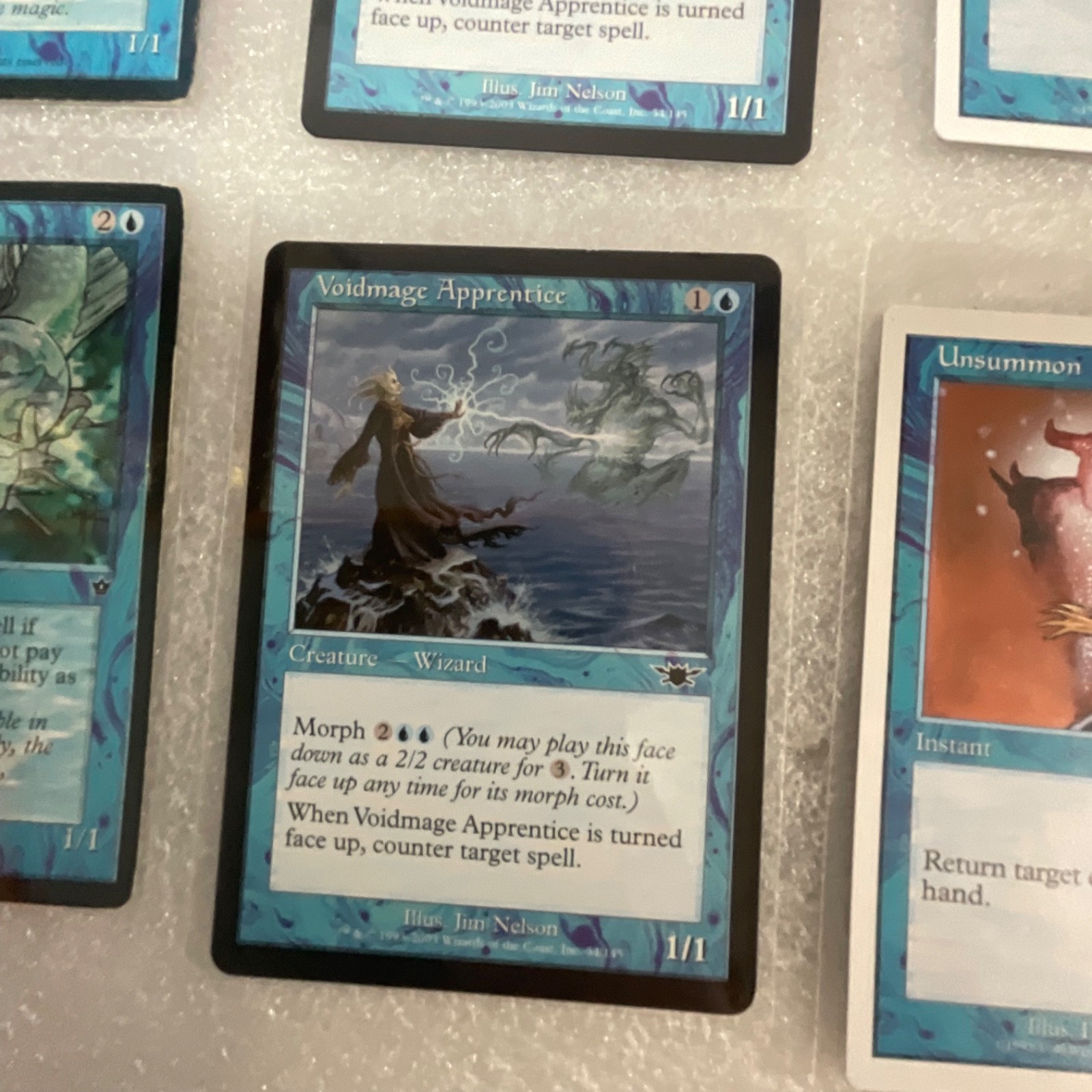MTG Lot of 20 Blue Mixed Nemesis 6ED Revised Vodalian Mage - Image 6