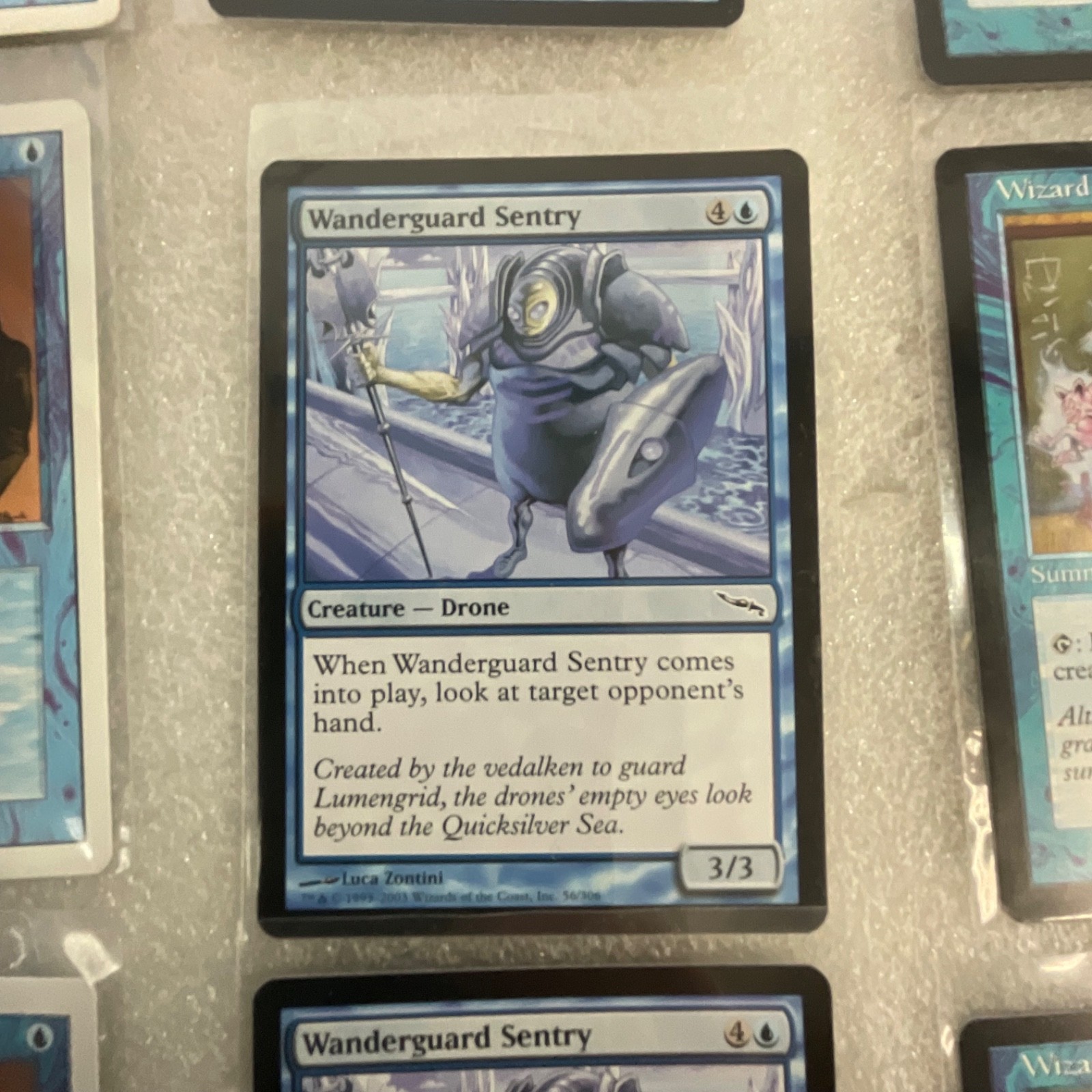 MTG Lot of 20 Blue Mixed Nemesis 6ED Revised Vodalian Mage - Image 16