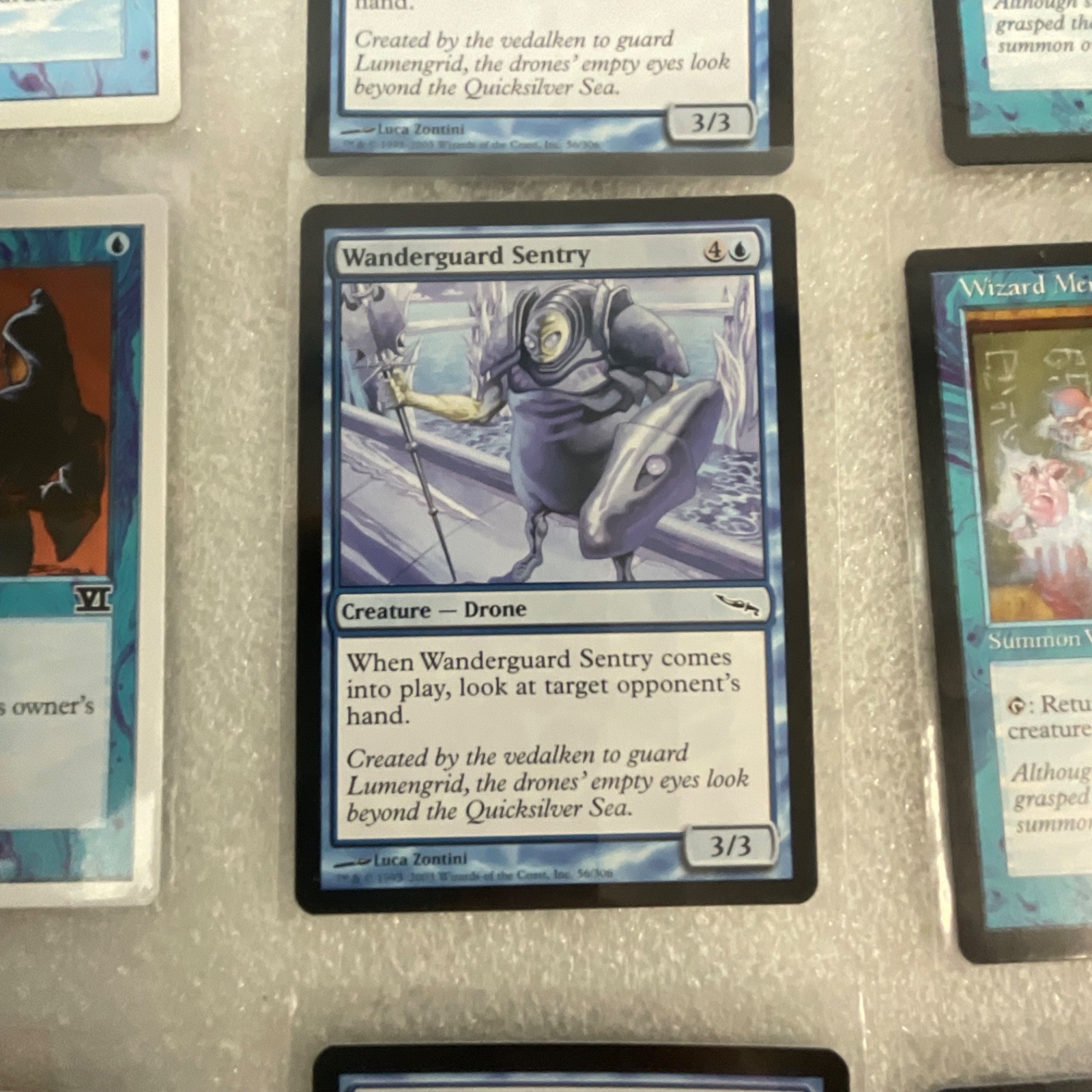 MTG Lot of 20 Blue Mixed Nemesis 6ED Revised Vodalian Mage - Image 15