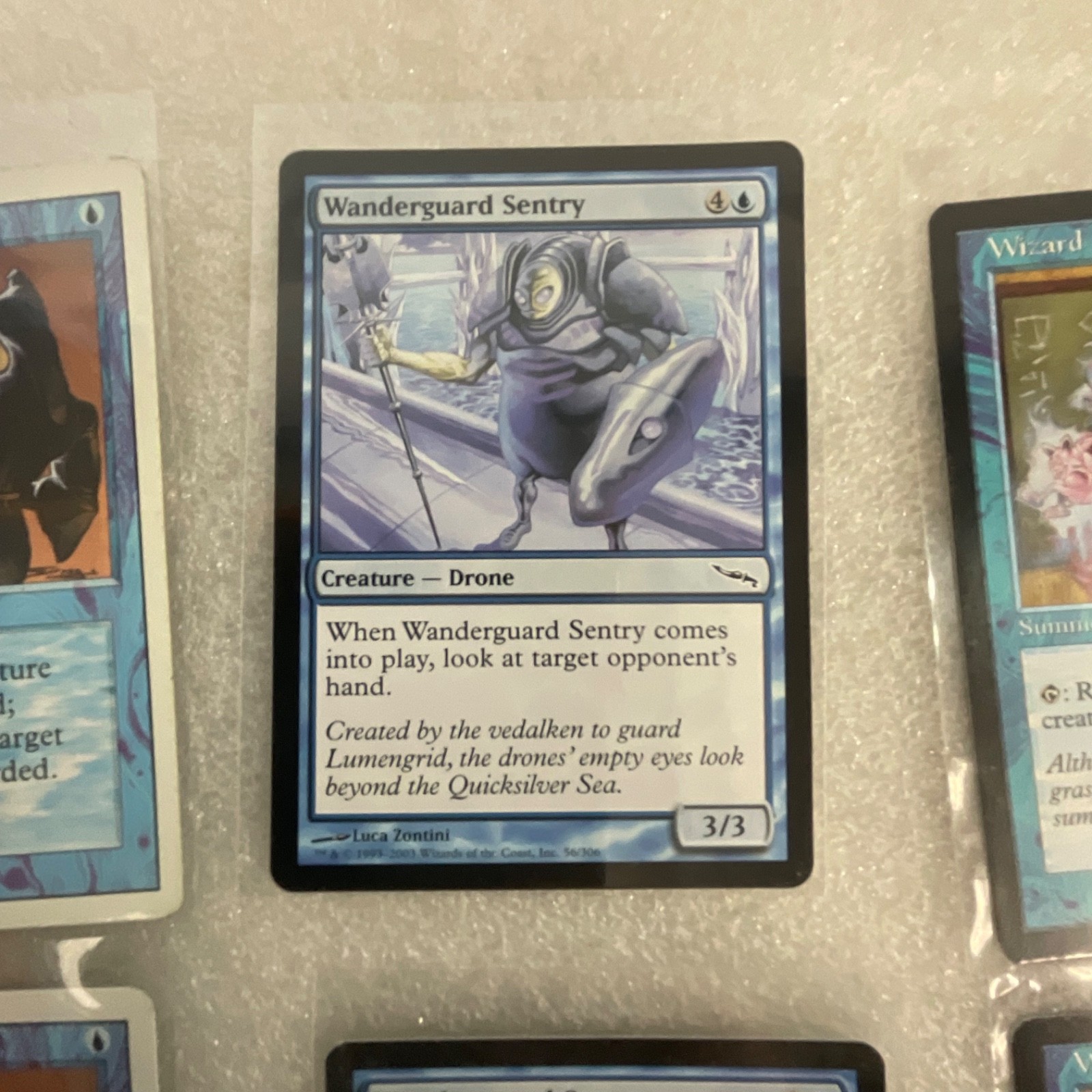 MTG Lot of 20 Blue Mixed Nemesis 6ED Revised Vodalian Mage - Image 17