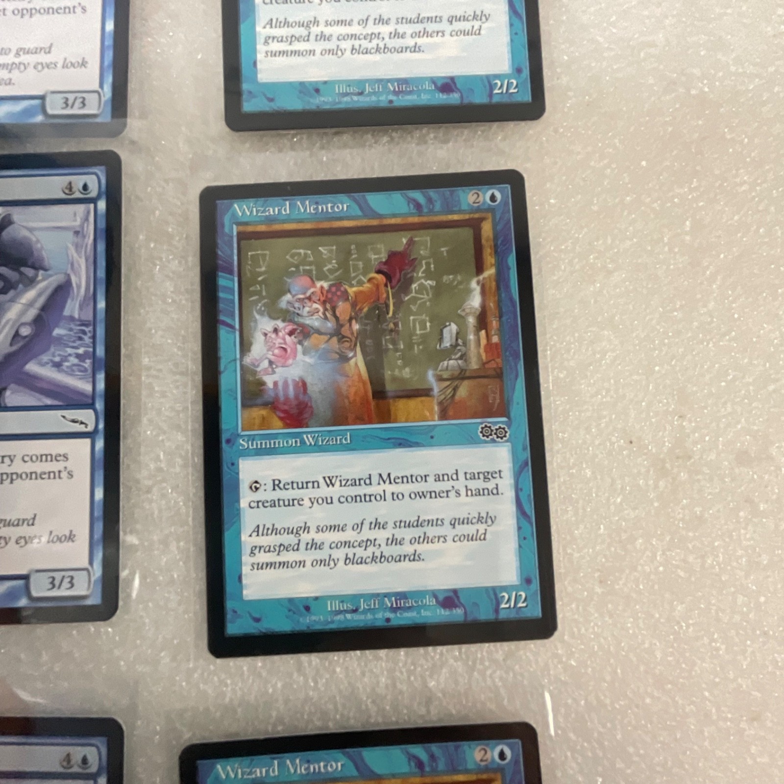 MTG Lot of 20 Blue Mixed Nemesis 6ED Revised Vodalian Mage - Image 20