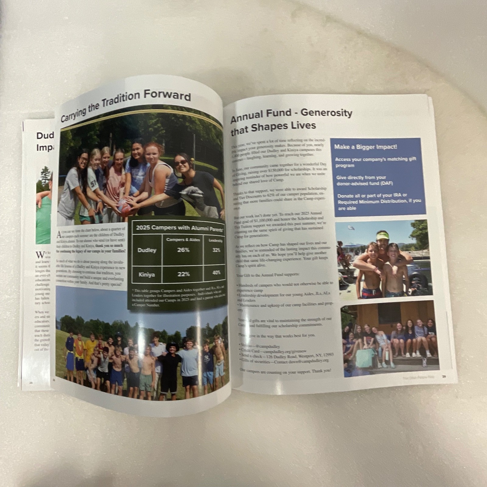 The Other Fellow First Camp Dudley Magazine Fall 2025 11in x 8.5in - Image 20