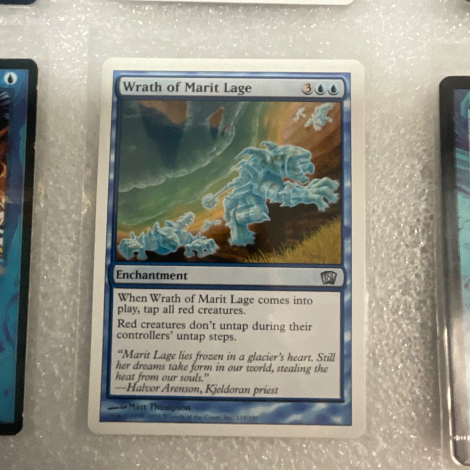 MTG Lot of 20 Blue Cards Mixed Sets Wrath of Marit Lage Air Elemental - Image 6