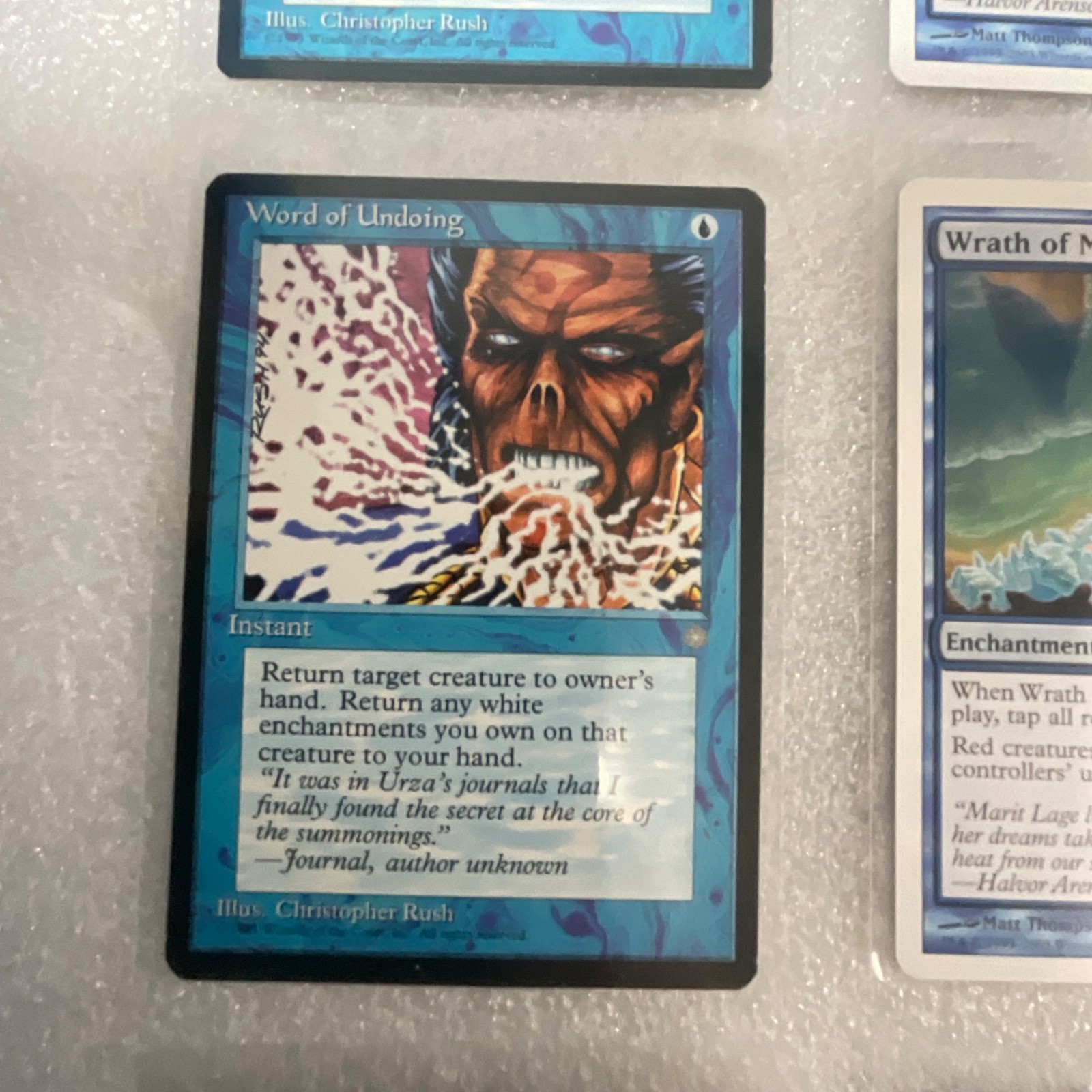 MTG Lot of 20 Blue Cards Mixed Sets Wrath of Marit Lage Air Elemental - Image 4