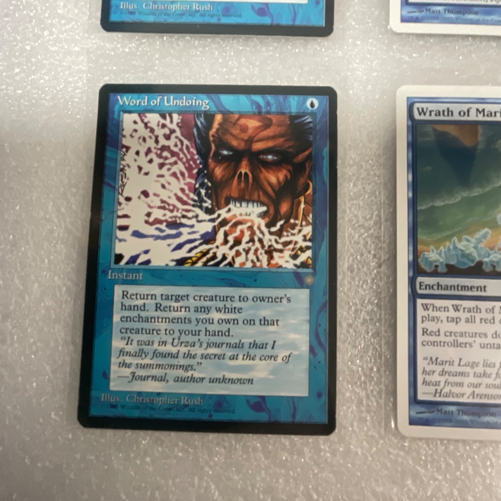 MTG Lot of 20 Blue Cards Mixed Sets Wrath of Marit Lage Air Elemental - Image 5