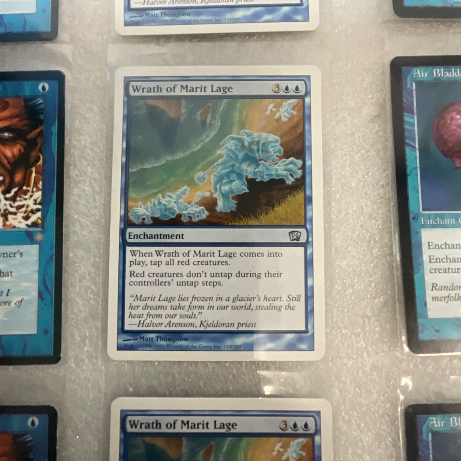 MTG Lot of 20 Blue Cards Mixed Sets Wrath of Marit Lage Air Elemental - Image 8