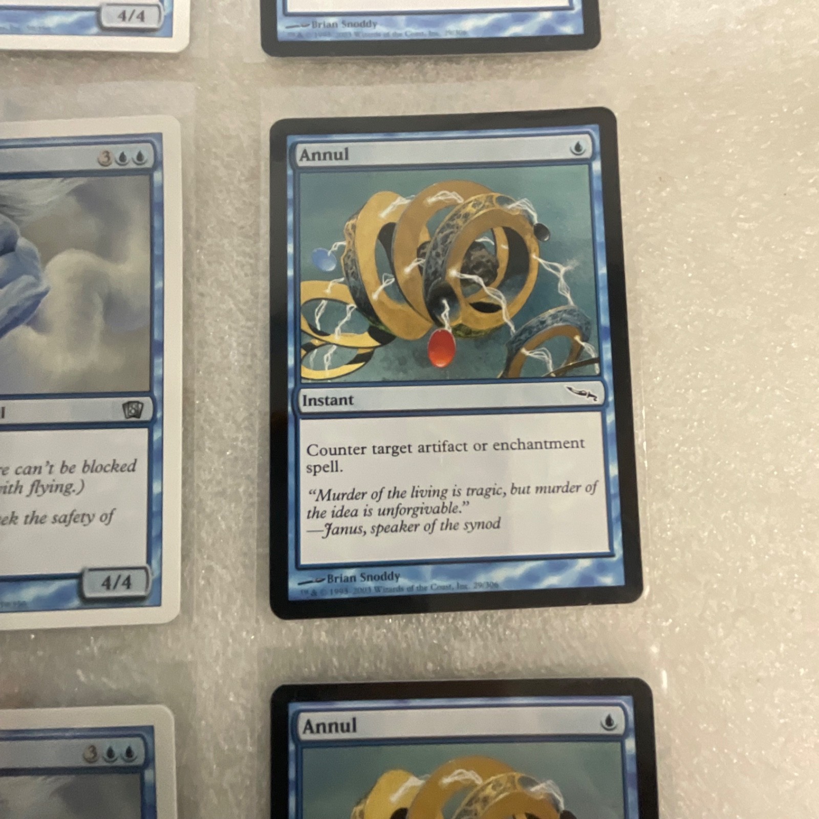 MTG Lot of 20 Blue Cards Mixed Sets Wrath of Marit Lage Air Elemental - Image 19