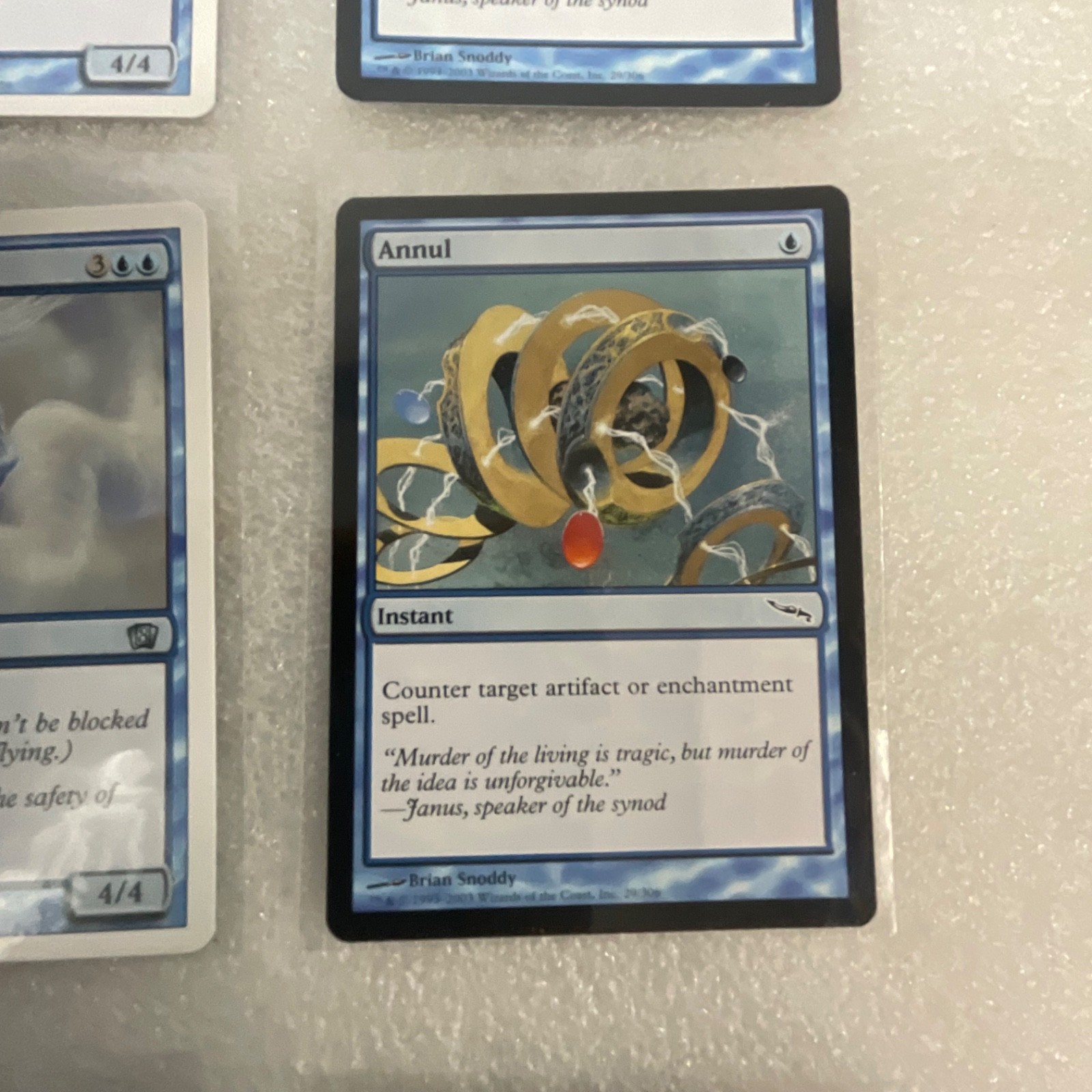 MTG Lot of 20 Blue Cards Mixed Sets Wrath of Marit Lage Air Elemental - Image 20