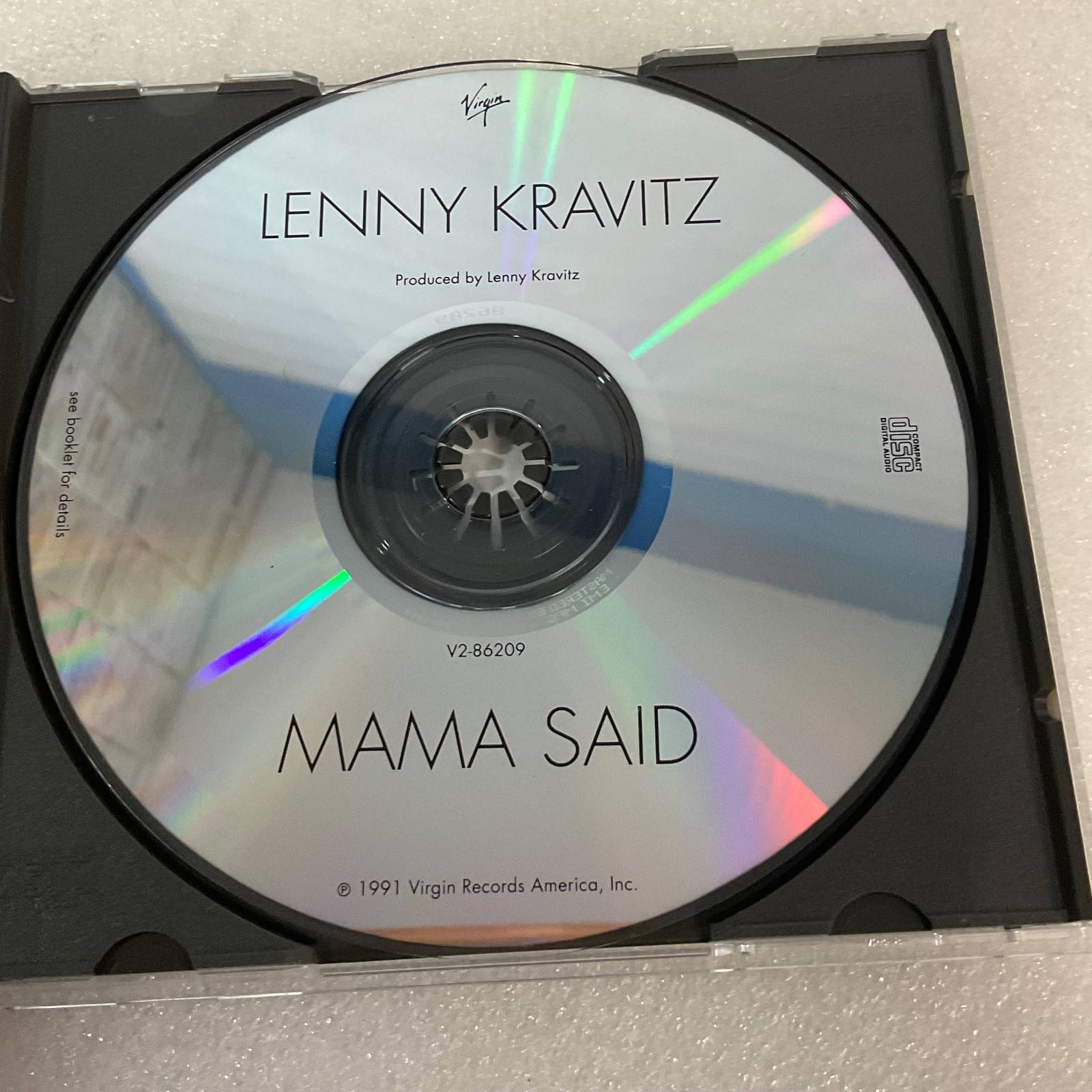 Lenny Kravitz Mama Said CD Album 1991 Virgin Records V2-86209 - Image 8