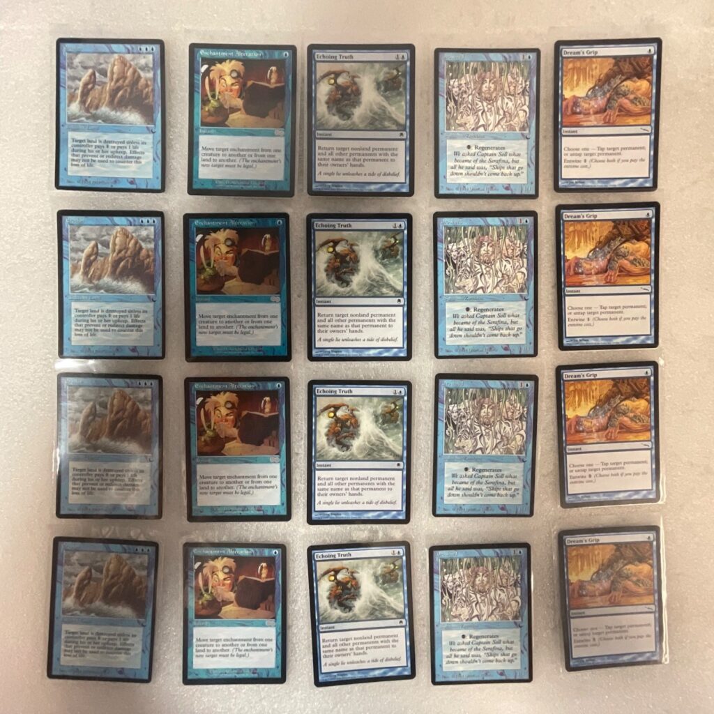 MTG Lot of 20 Blue Cards Mixed The Dark / Urza’s Saga / Darksteel - Image 1