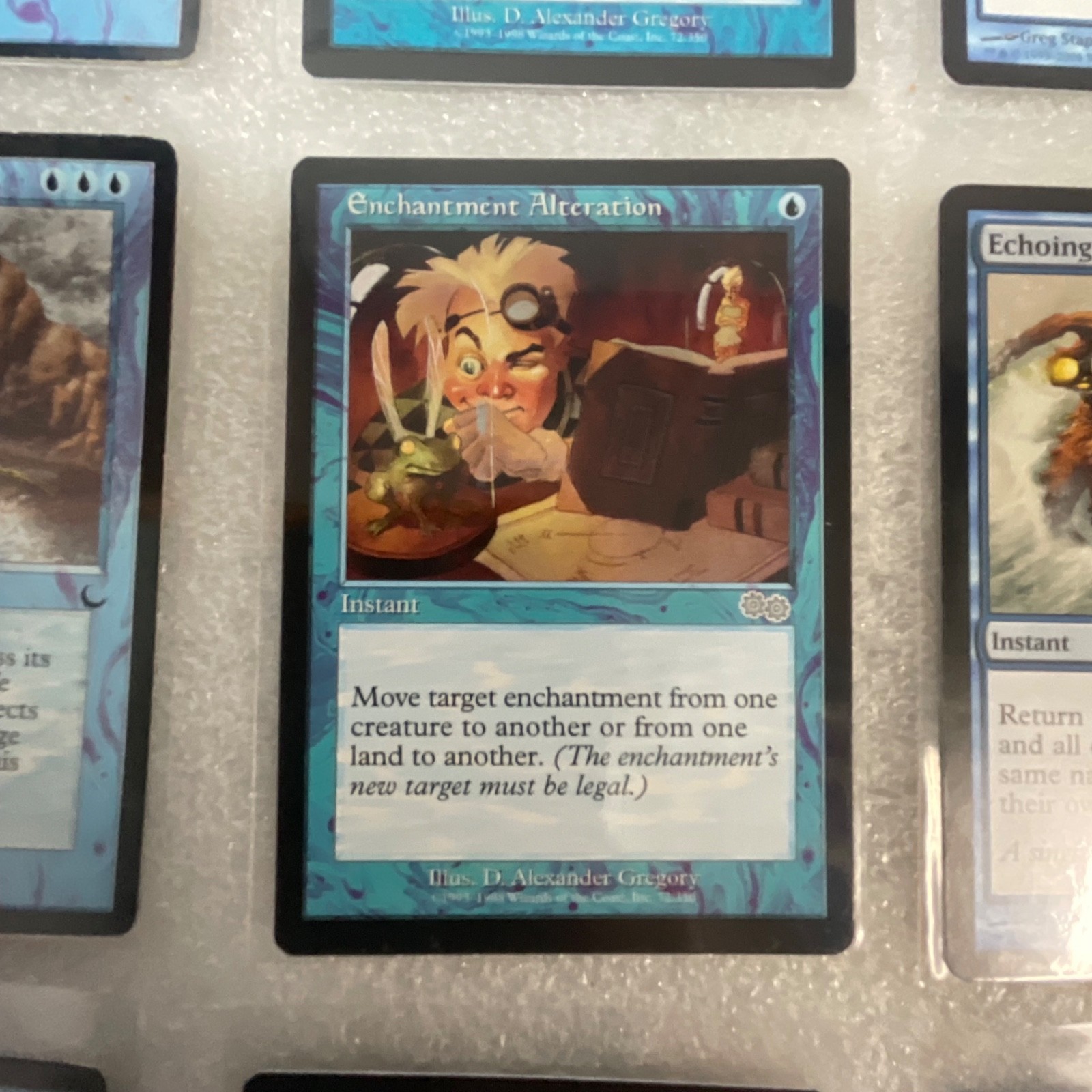 MTG Lot of 20 Blue Cards Mixed The Dark / Urza’s Saga / Darksteel - Image 7