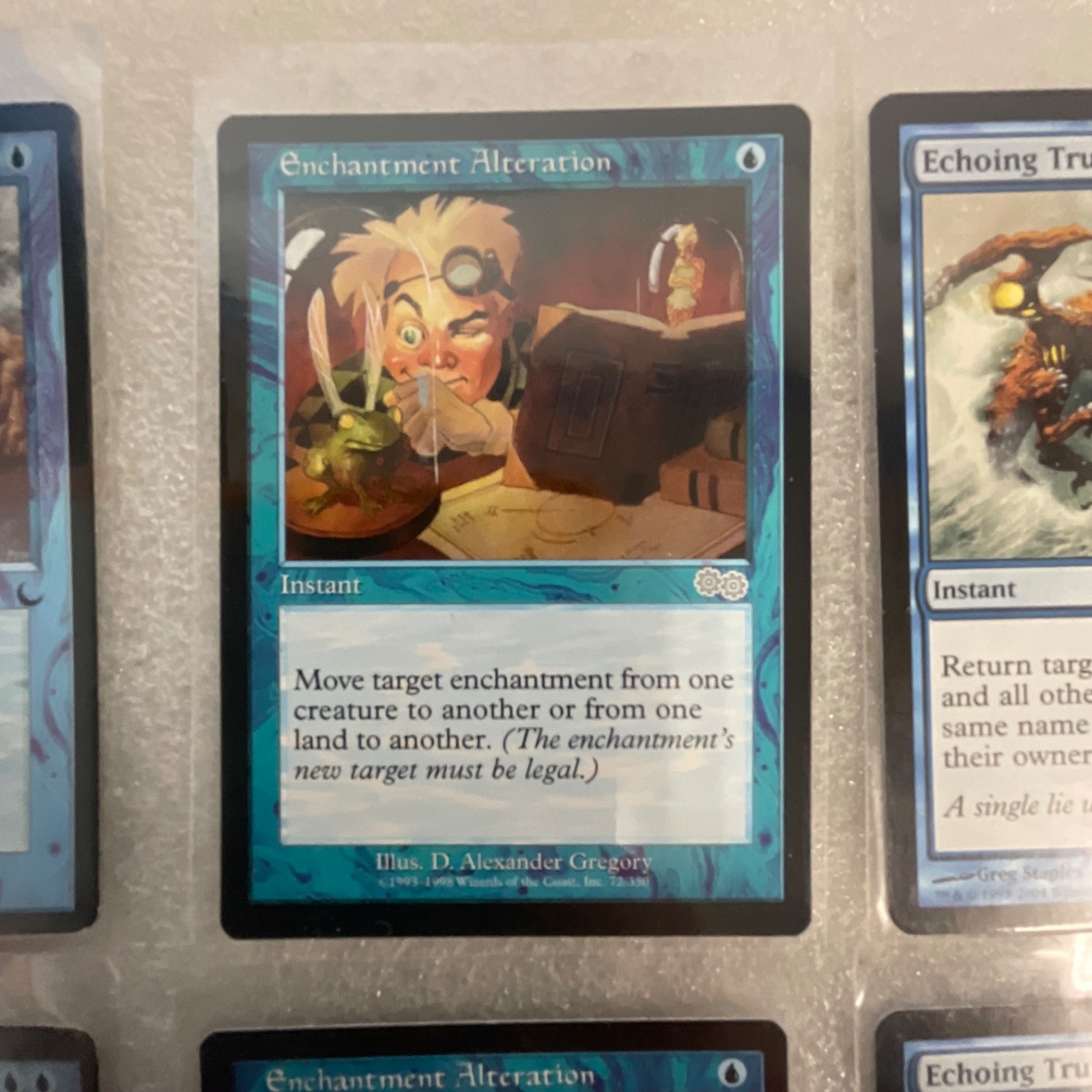 MTG Lot of 20 Blue Cards Mixed The Dark / Urza’s Saga / Darksteel - Image 9