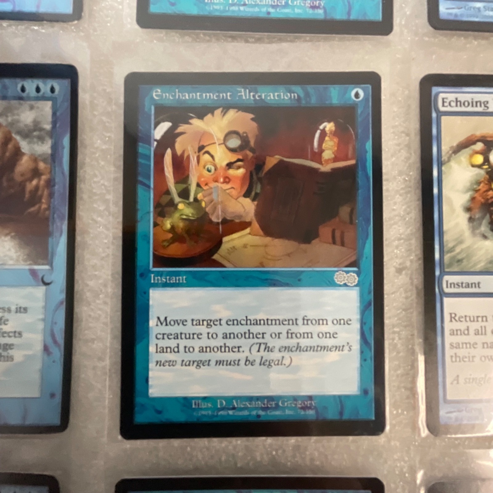 MTG Lot of 20 Blue Cards Mixed The Dark / Urza’s Saga / Darksteel - Image 8