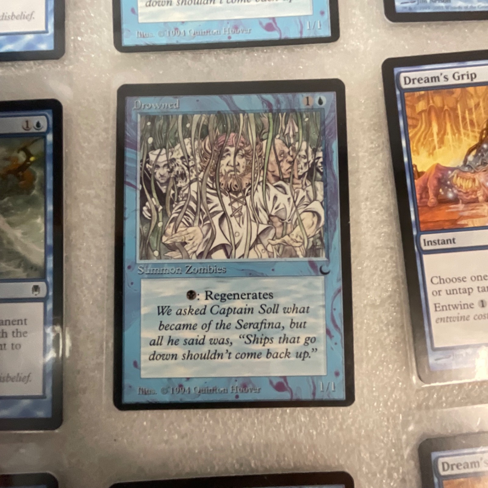 MTG Lot of 20 Blue Cards Mixed The Dark / Urza’s Saga / Darksteel - Image 15