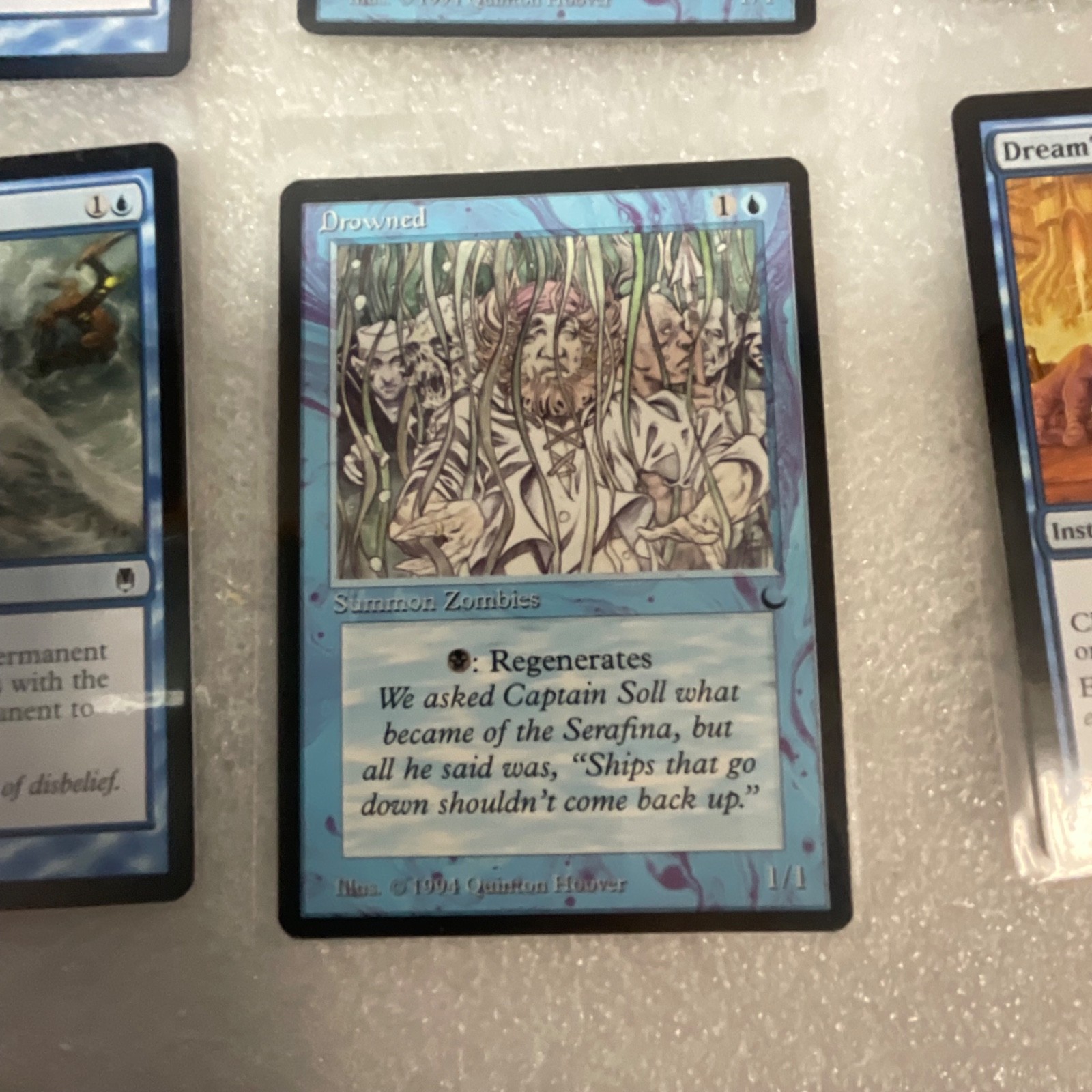 MTG Lot of 20 Blue Cards Mixed The Dark / Urza’s Saga / Darksteel - Image 14