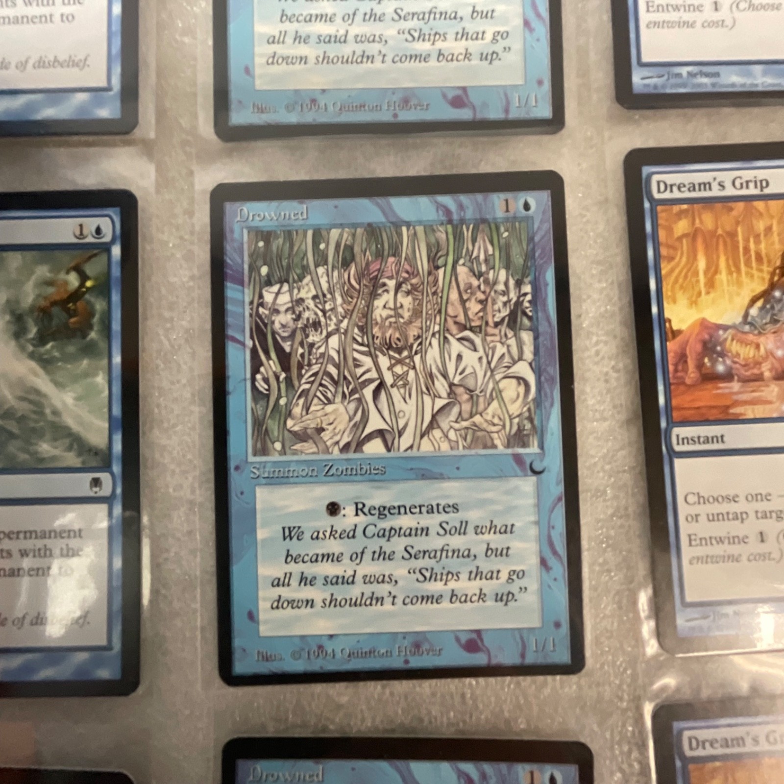 MTG Lot of 20 Blue Cards Mixed The Dark / Urza’s Saga / Darksteel - Image 16