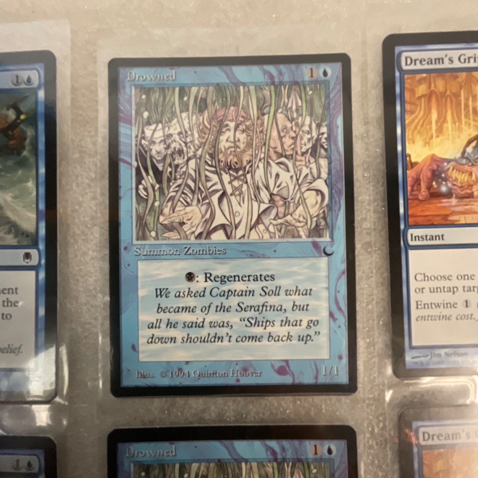 MTG Lot of 20 Blue Cards Mixed The Dark / Urza’s Saga / Darksteel - Image 17