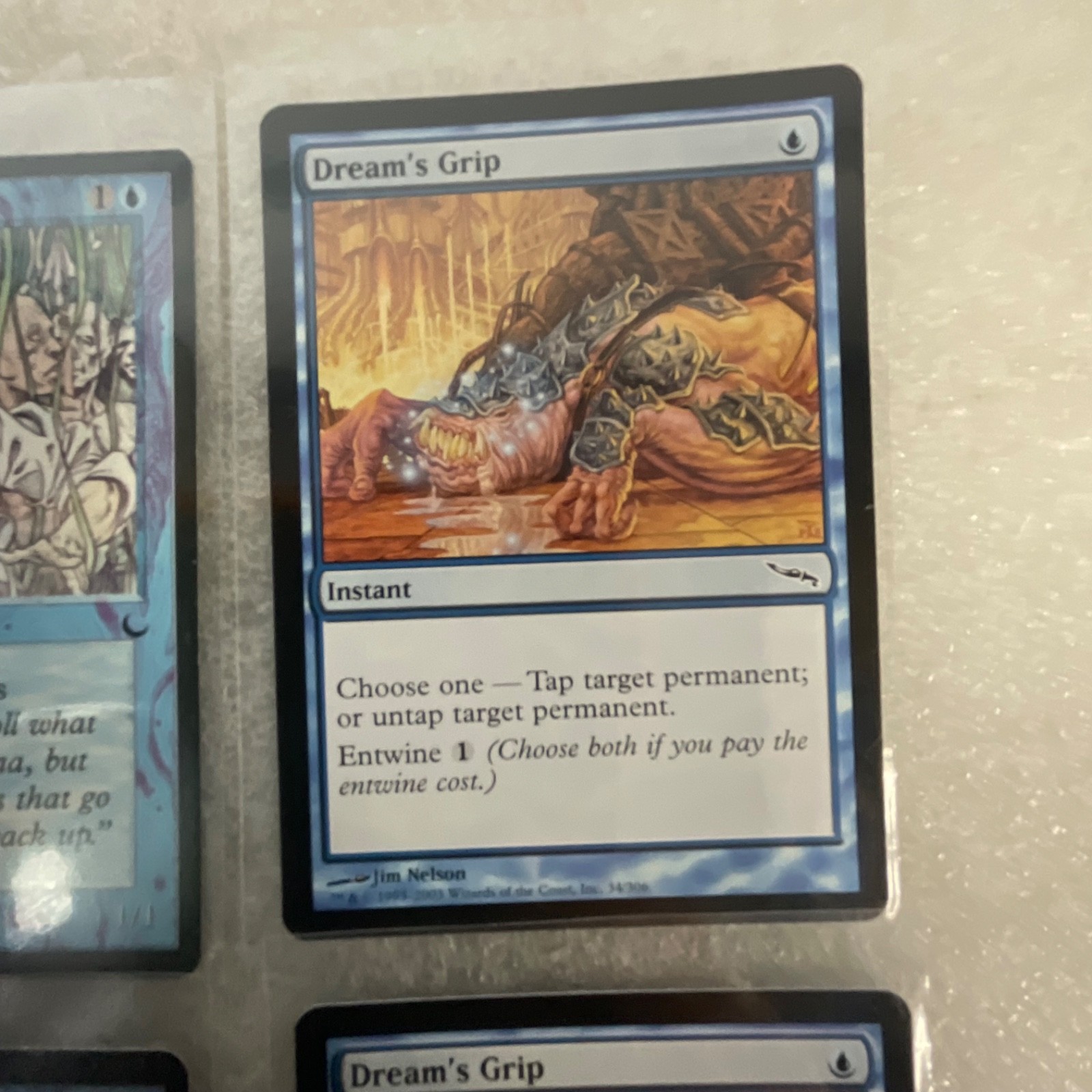 MTG Lot of 20 Blue Cards Mixed The Dark / Urza’s Saga / Darksteel - Image 18