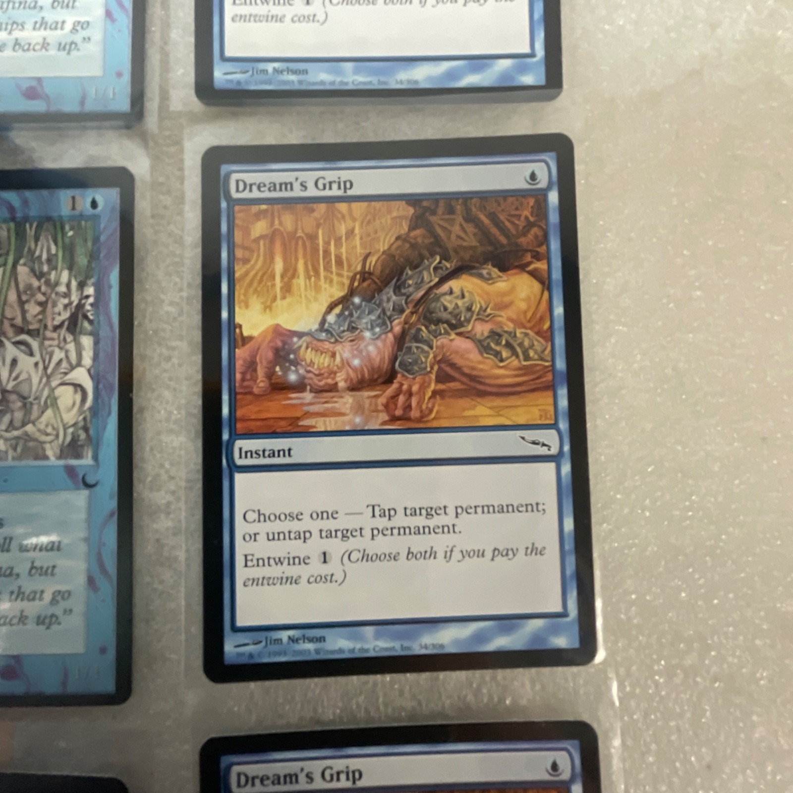MTG Lot of 20 Blue Cards Mixed The Dark / Urza’s Saga / Darksteel - Image 19