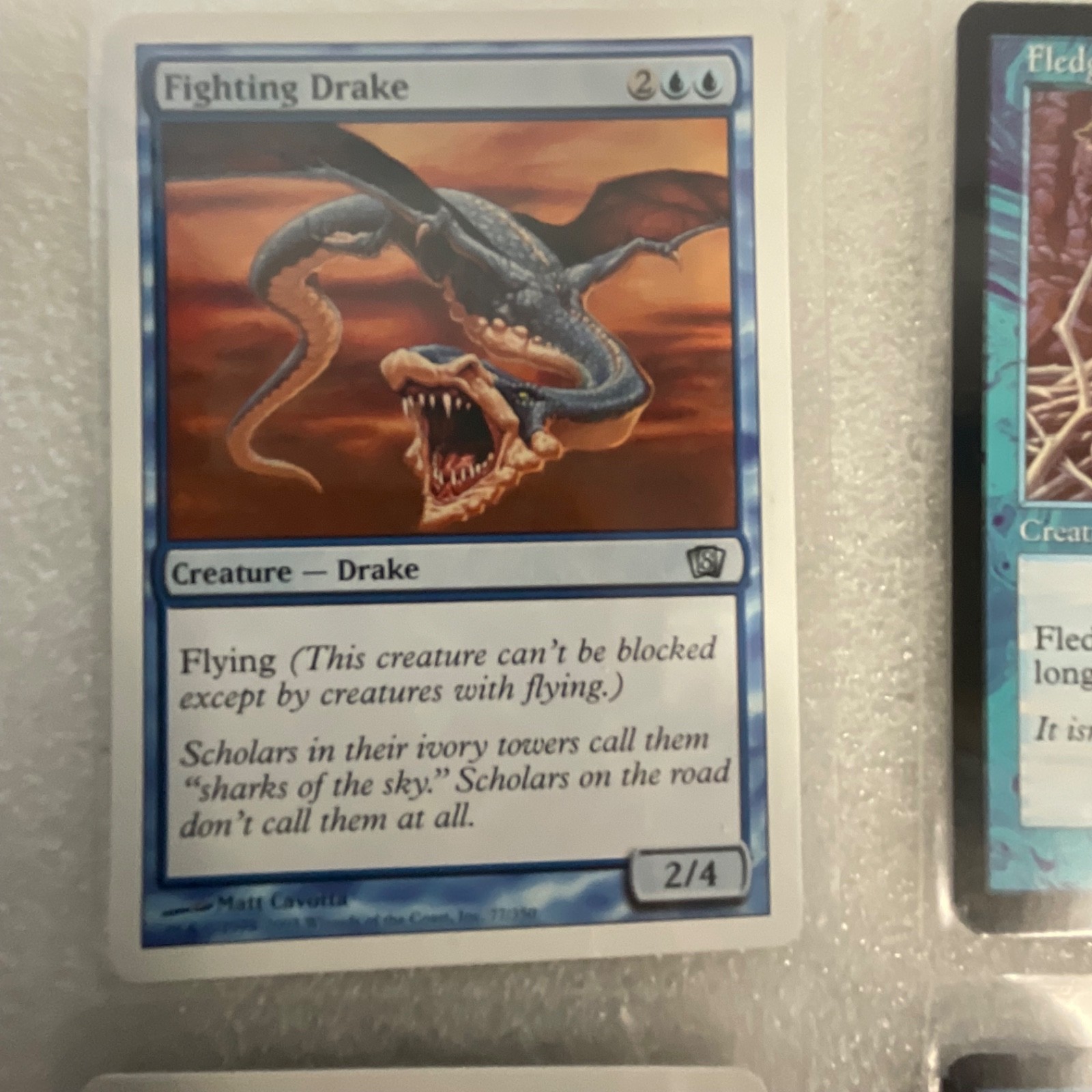 MTG Lot of 20 Blue Mixed Sets 8ED Urza’s Saga Revised Dark - Image 2