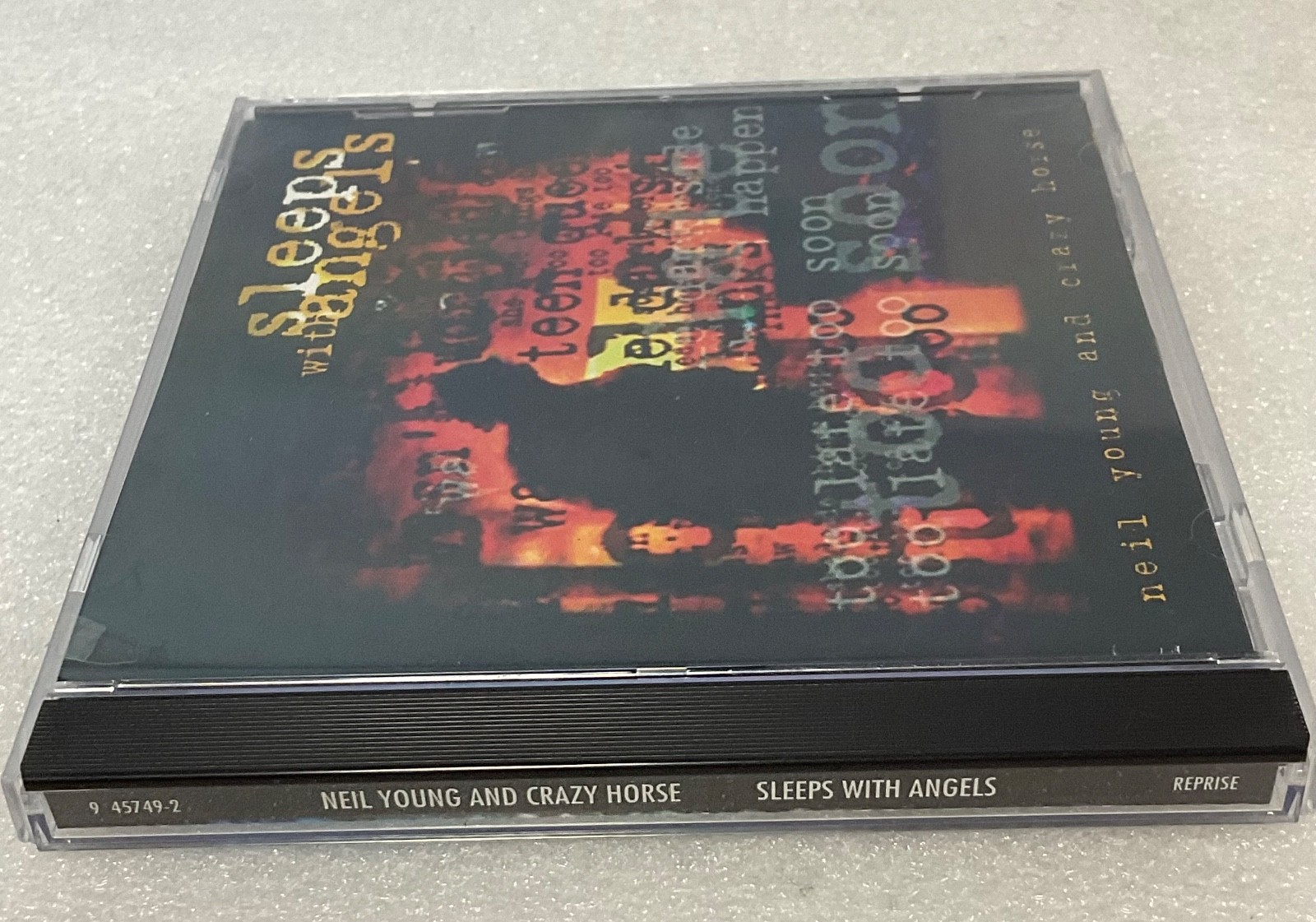 Neil Young & Crazy Horse Sleeps With Angels CD 1994 Reprise Records - Image 3