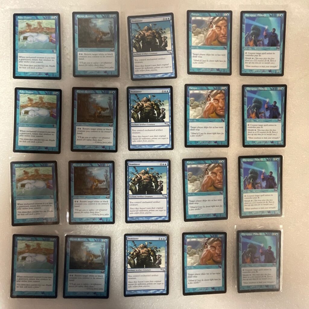 MTG Magic the Gathering Lot of 20 Mixed Sets MMQ PLS MRD ONS USG - Image 1