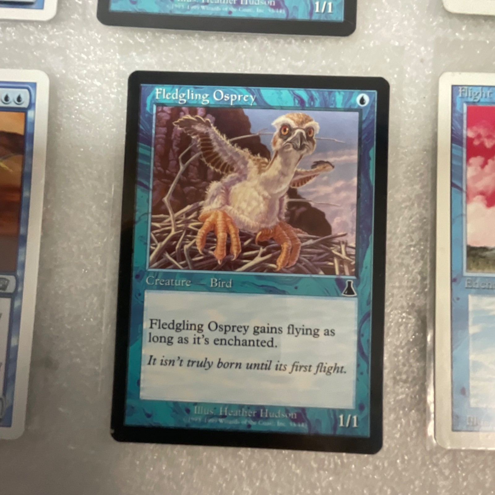 MTG Lot of 20 Blue Mixed Sets 8ED Urza’s Saga Revised Dark - Image 6