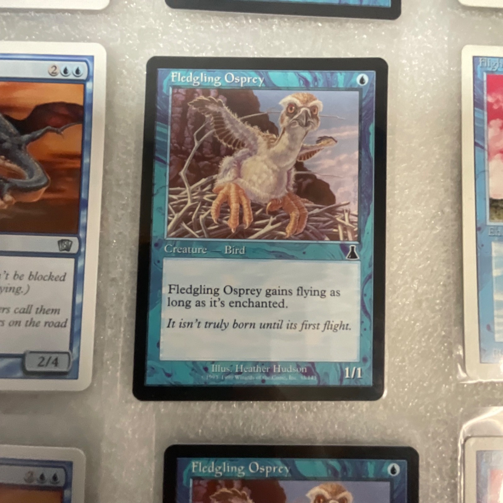 MTG Lot of 20 Blue Mixed Sets 8ED Urza’s Saga Revised Dark - Image 7