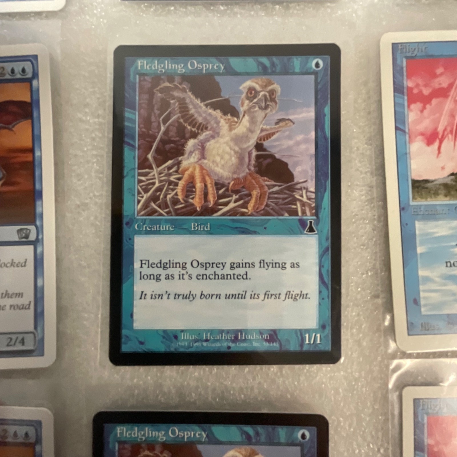 MTG Lot of 20 Blue Mixed Sets 8ED Urza’s Saga Revised Dark - Image 8