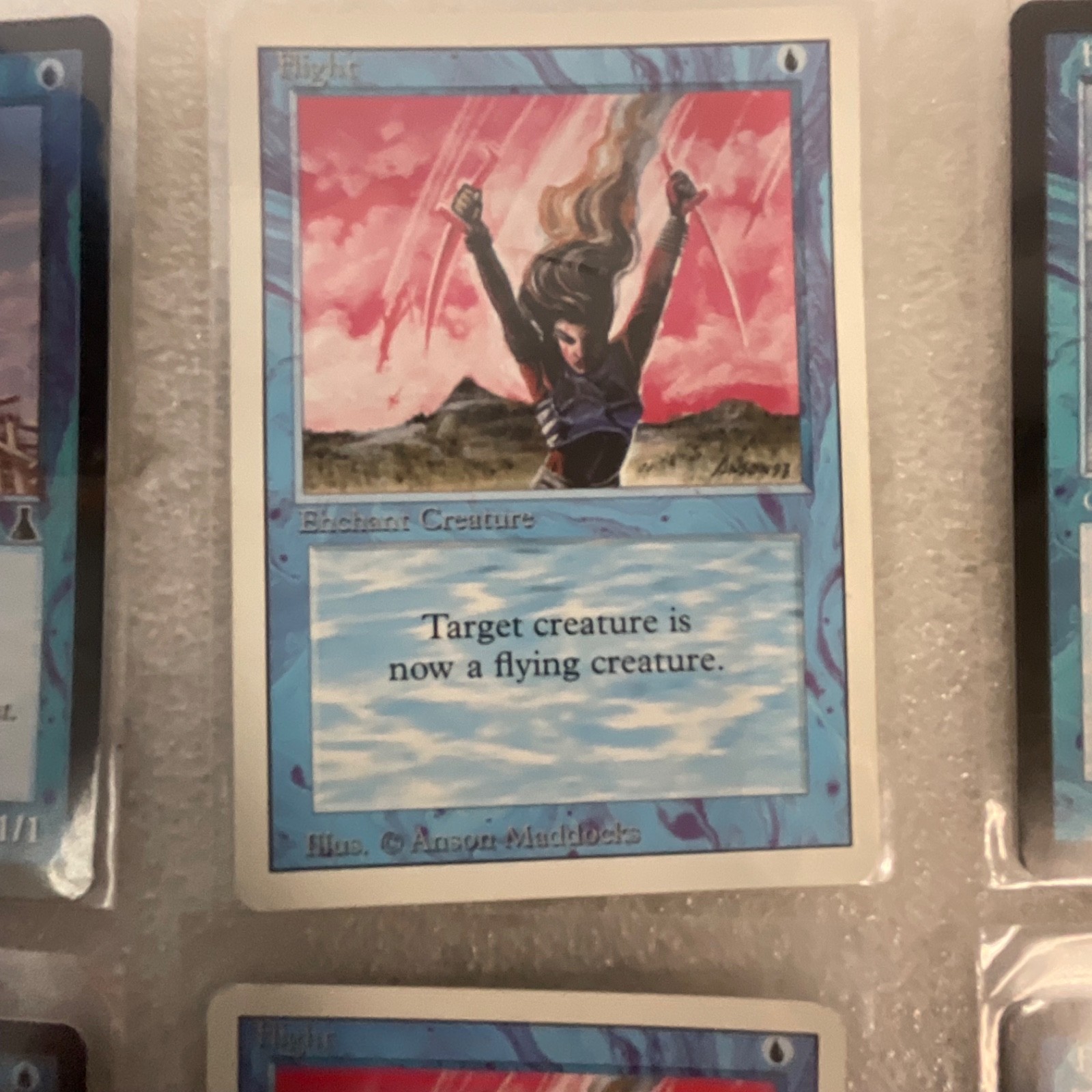MTG Lot of 20 Blue Mixed Sets 8ED Urza’s Saga Revised Dark - Image 10