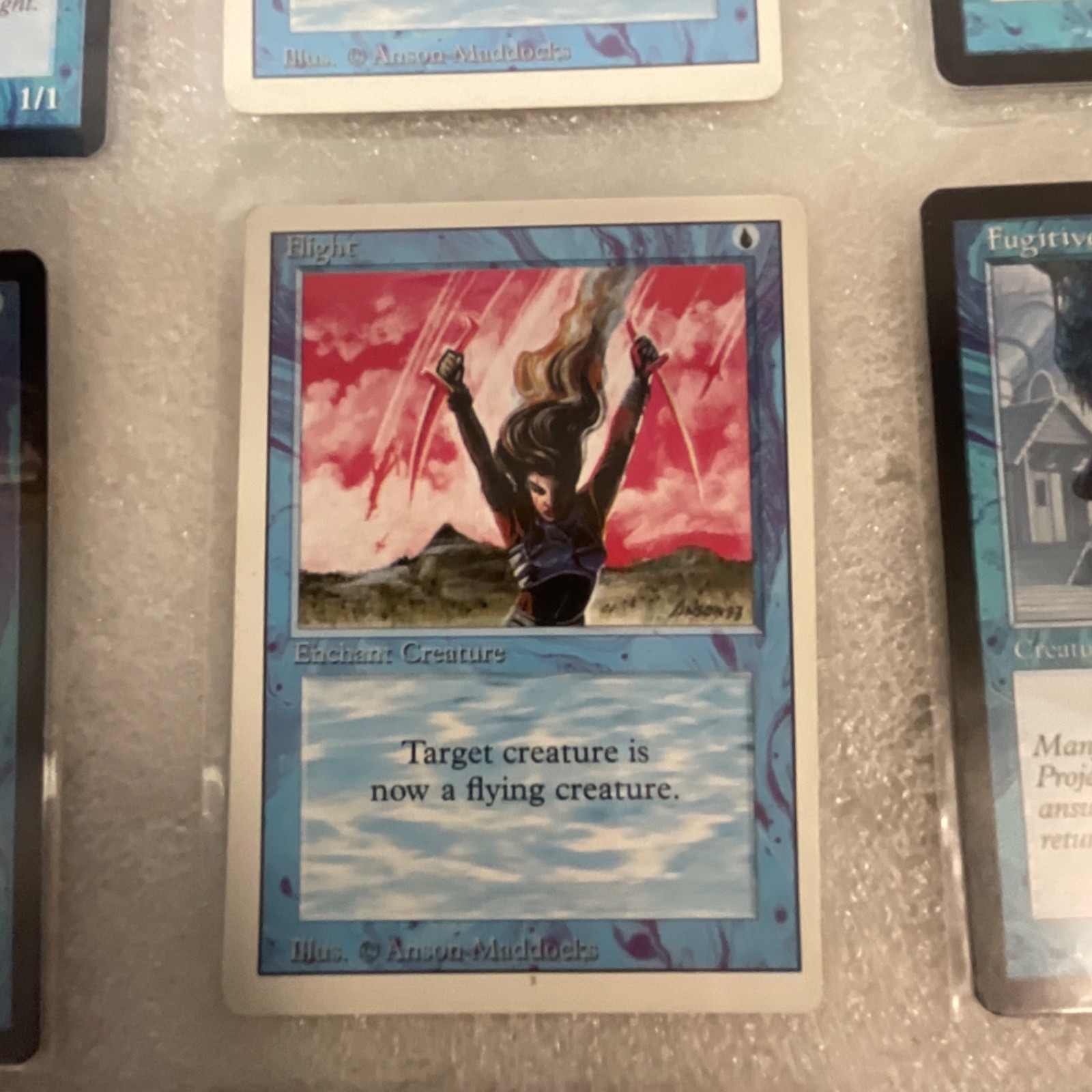 MTG Lot of 20 Blue Mixed Sets 8ED Urza’s Saga Revised Dark - Image 12