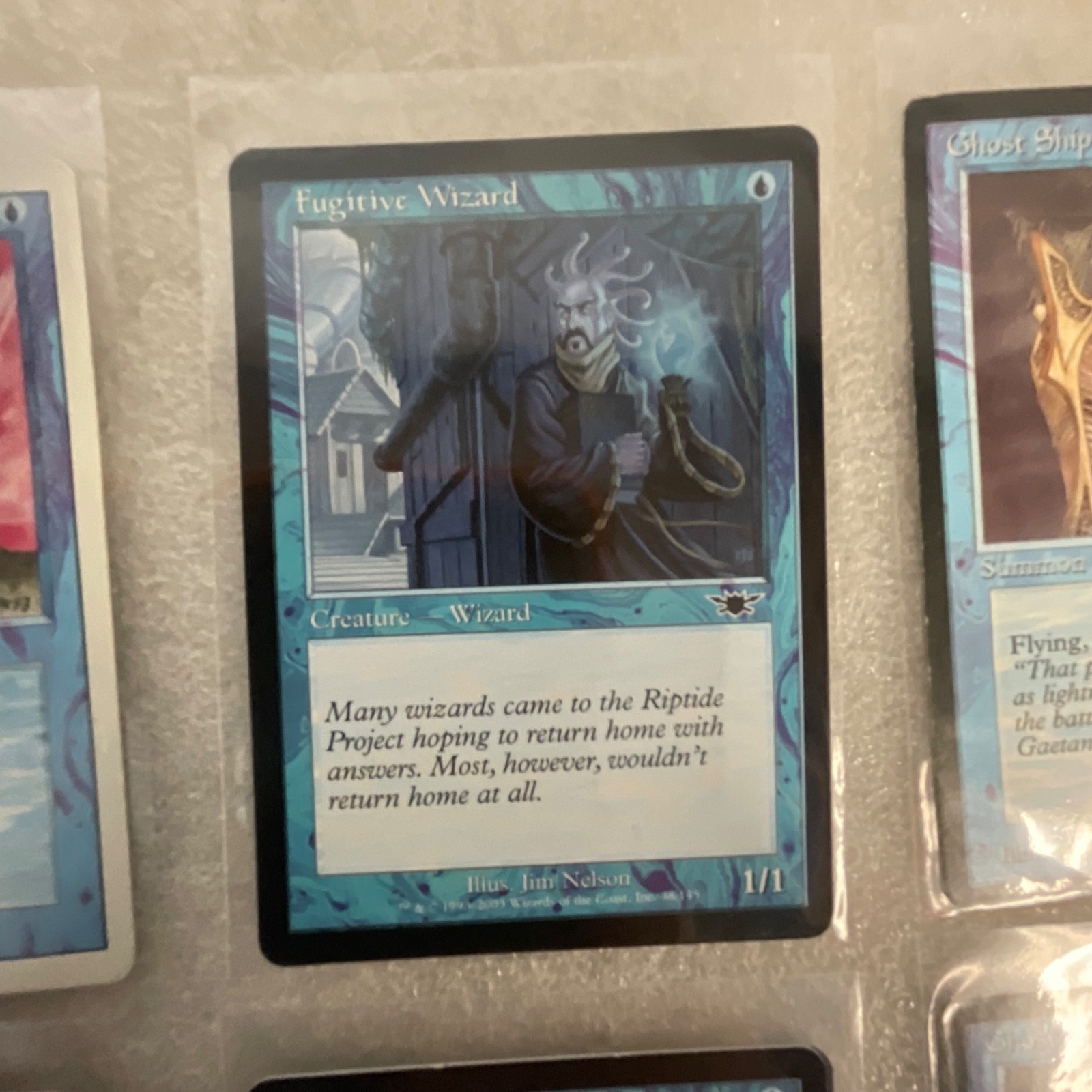 MTG Lot of 20 Blue Mixed Sets 8ED Urza’s Saga Revised Dark - Image 17