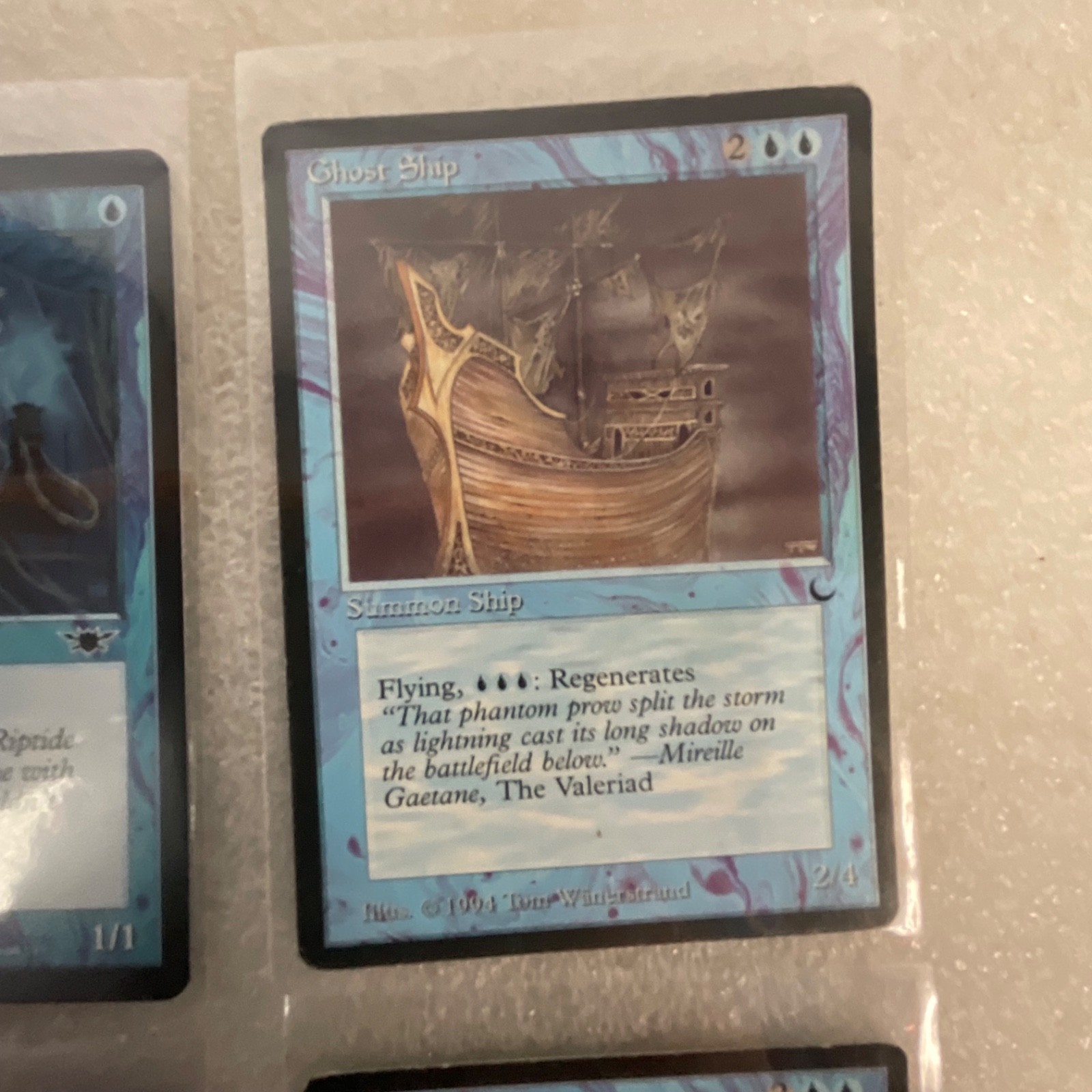 MTG Lot of 20 Blue Mixed Sets 8ED Urza’s Saga Revised Dark - Image 18