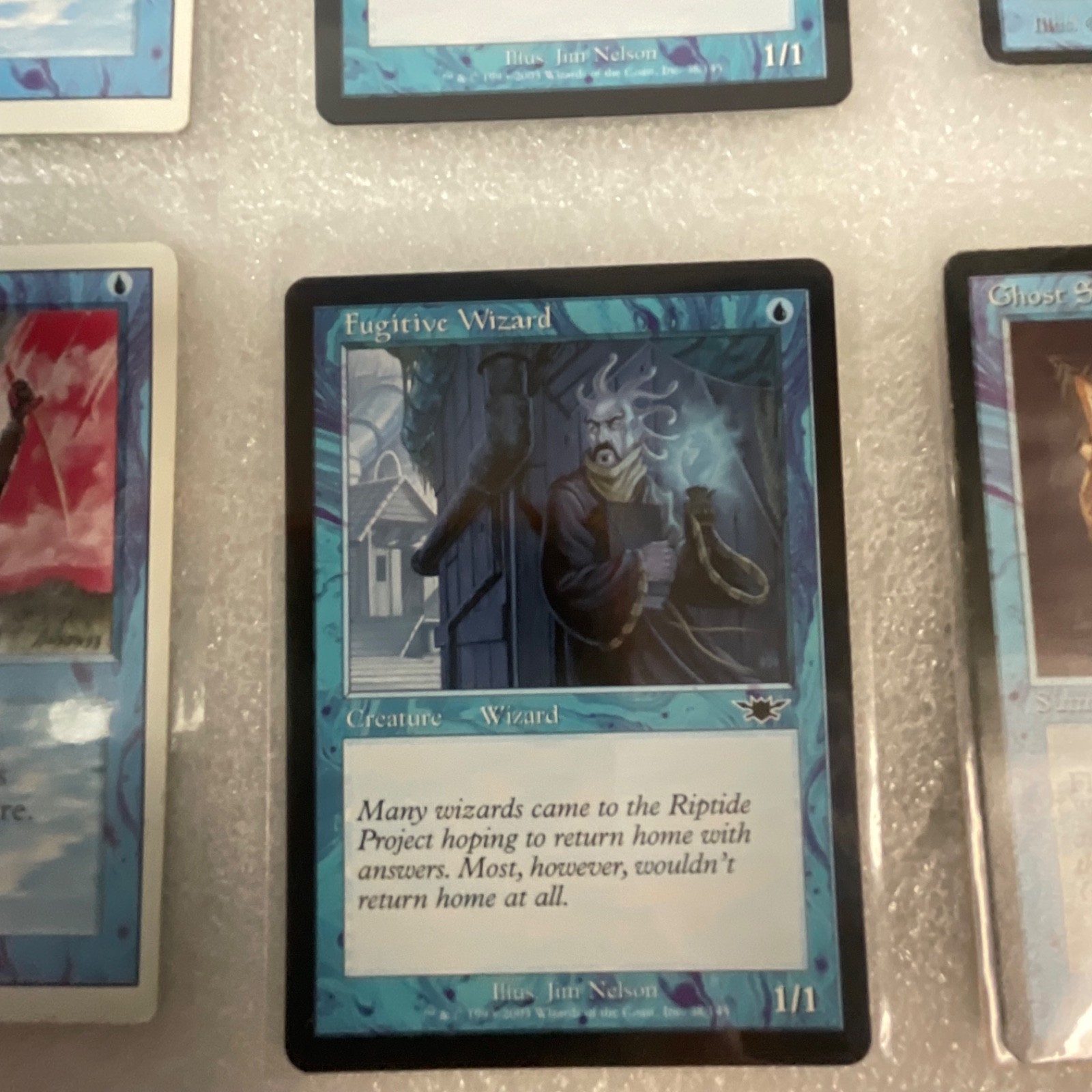 MTG Lot of 20 Blue Mixed Sets 8ED Urza’s Saga Revised Dark - Image 14