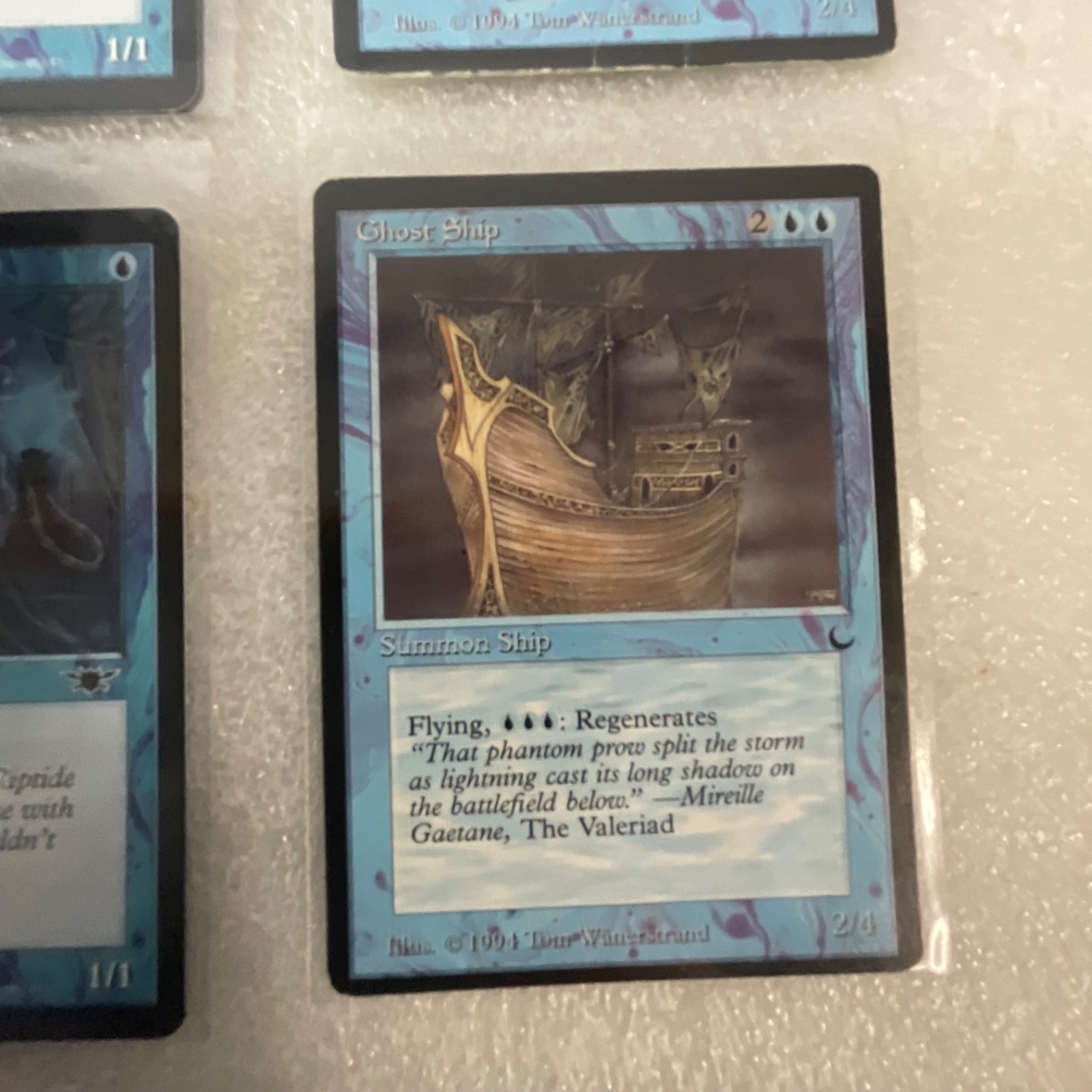 MTG Lot of 20 Blue Mixed Sets 8ED Urza’s Saga Revised Dark - Image 20