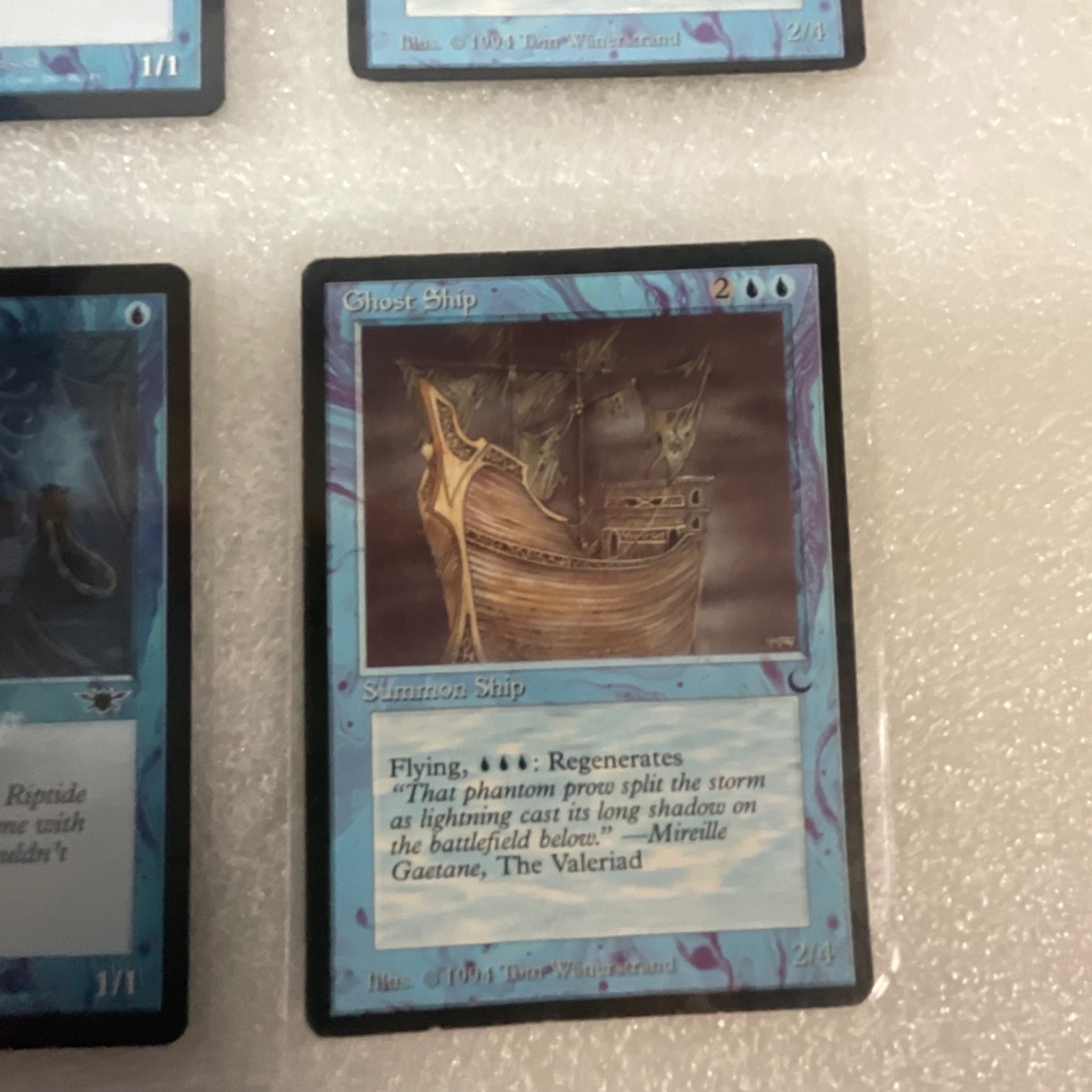 MTG Lot of 20 Blue Mixed Sets 8ED Urza’s Saga Revised Dark - Image 21