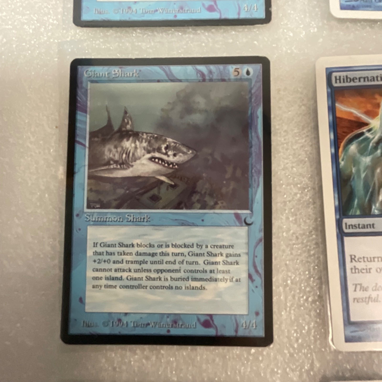 MTG Lot of 20 Blue Mixed Sets Giant Shark Hibernation Homarid - Image 4