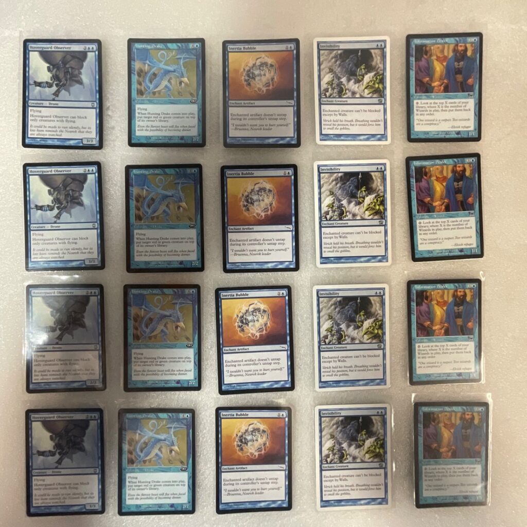 MTG Lot of 20 Blue Mixed Mirrodin Planeshift Onslaught 8ED - Image 1