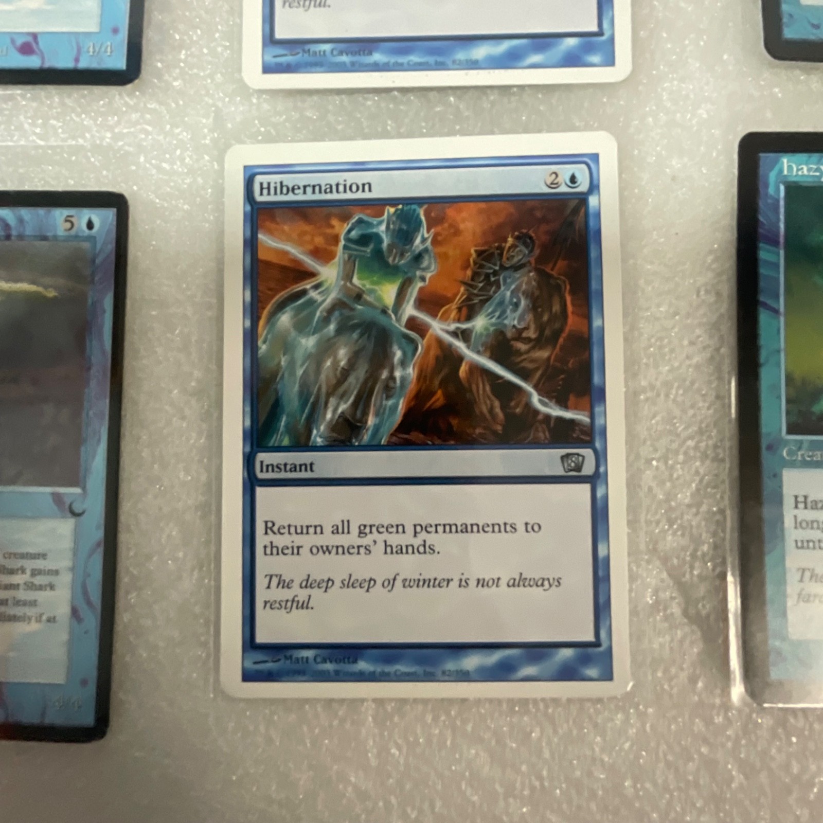 MTG Lot of 20 Blue Mixed Sets Giant Shark Hibernation Homarid - Image 6