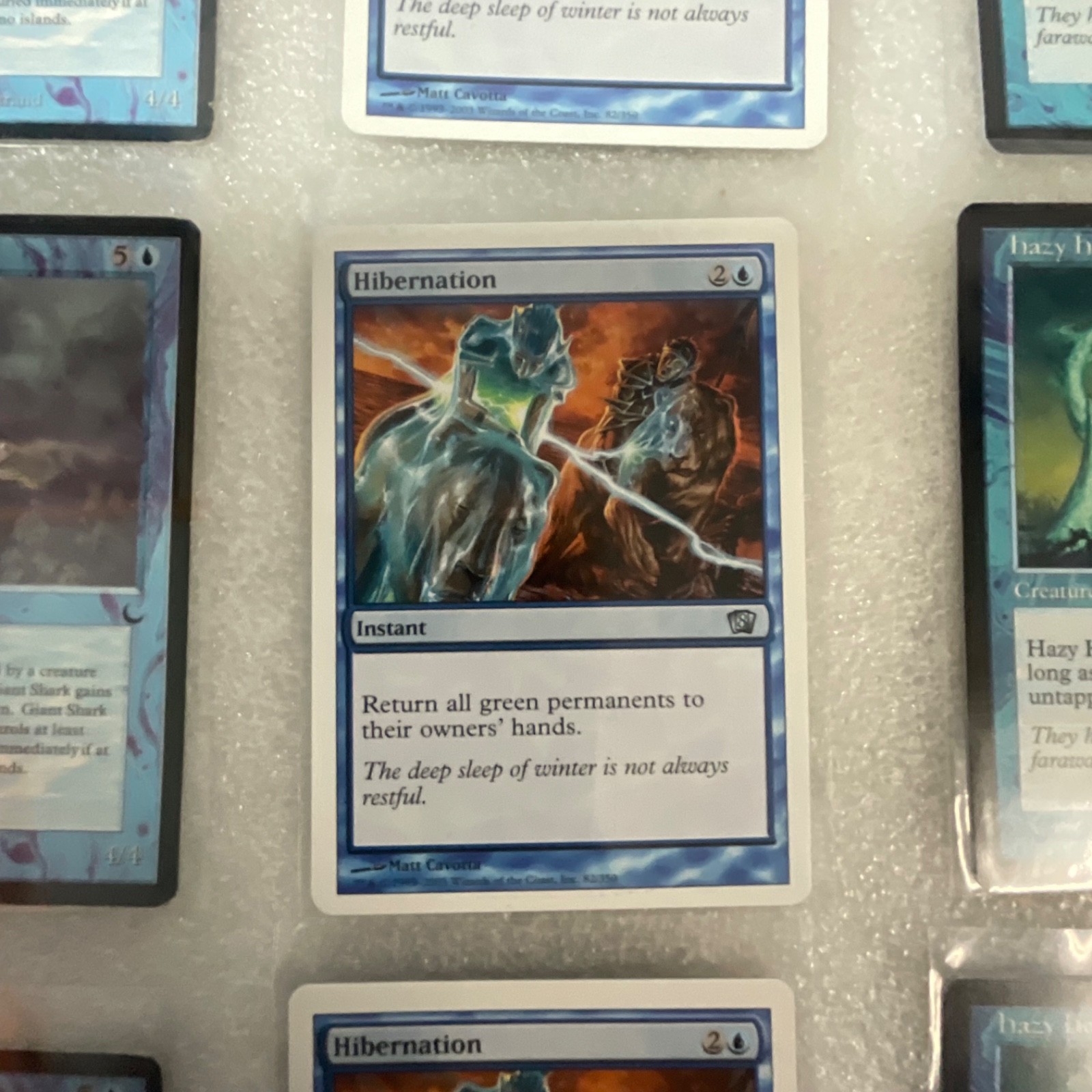 MTG Lot of 20 Blue Mixed Sets Giant Shark Hibernation Homarid - Image 7