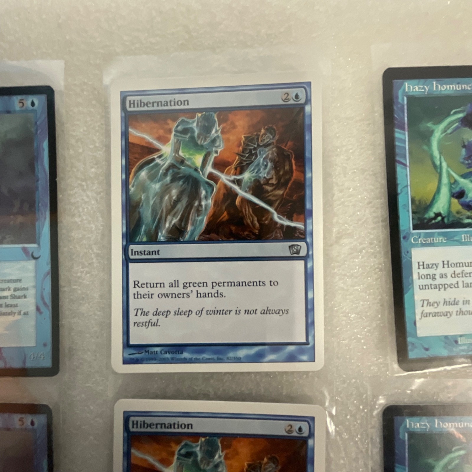 MTG Lot of 20 Blue Mixed Sets Giant Shark Hibernation Homarid - Image 9
