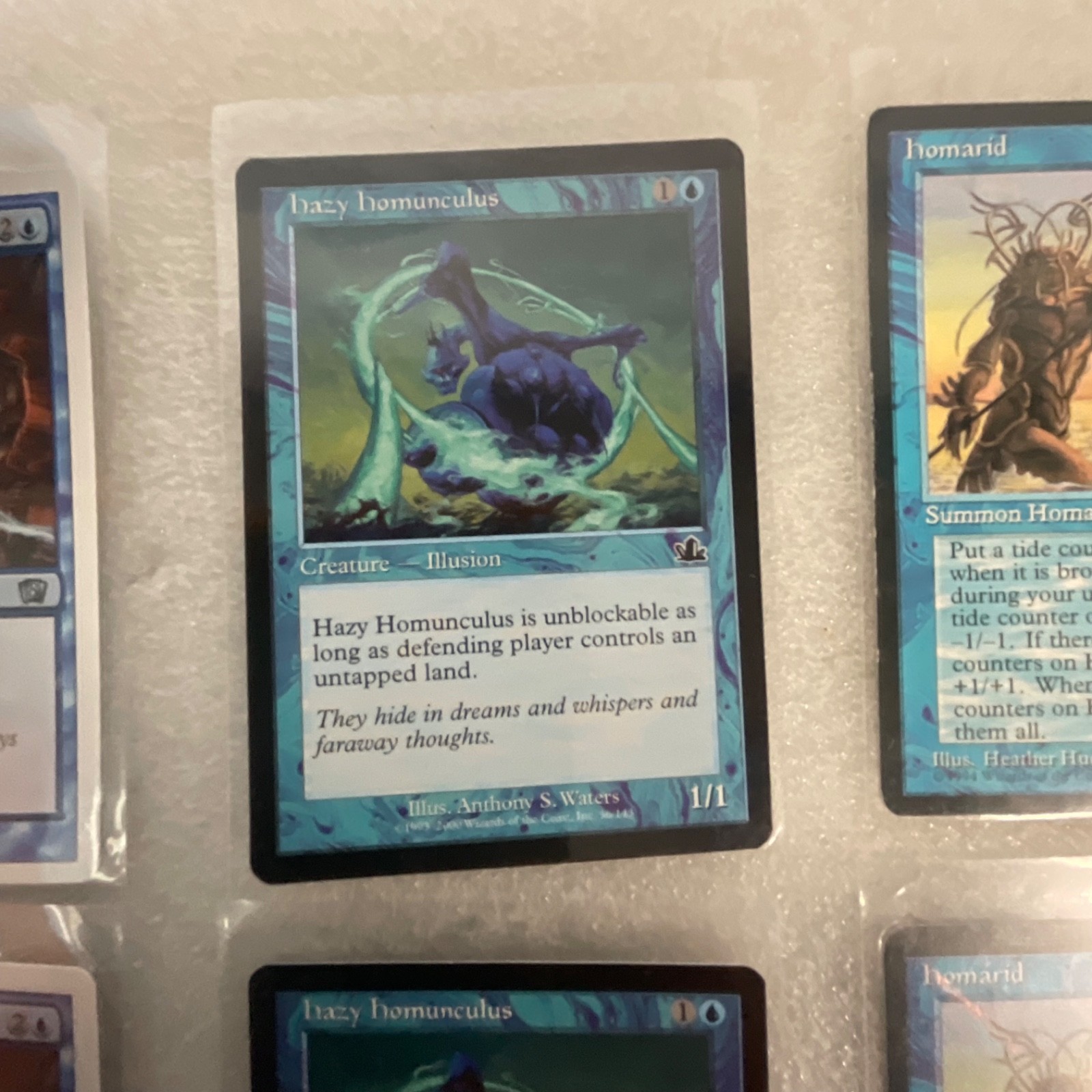 MTG Lot of 20 Blue Mixed Sets Giant Shark Hibernation Homarid - Image 10