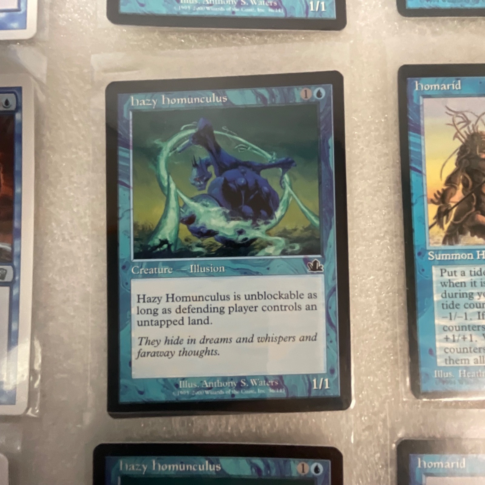 MTG Lot of 20 Blue Mixed Sets Giant Shark Hibernation Homarid - Image 11