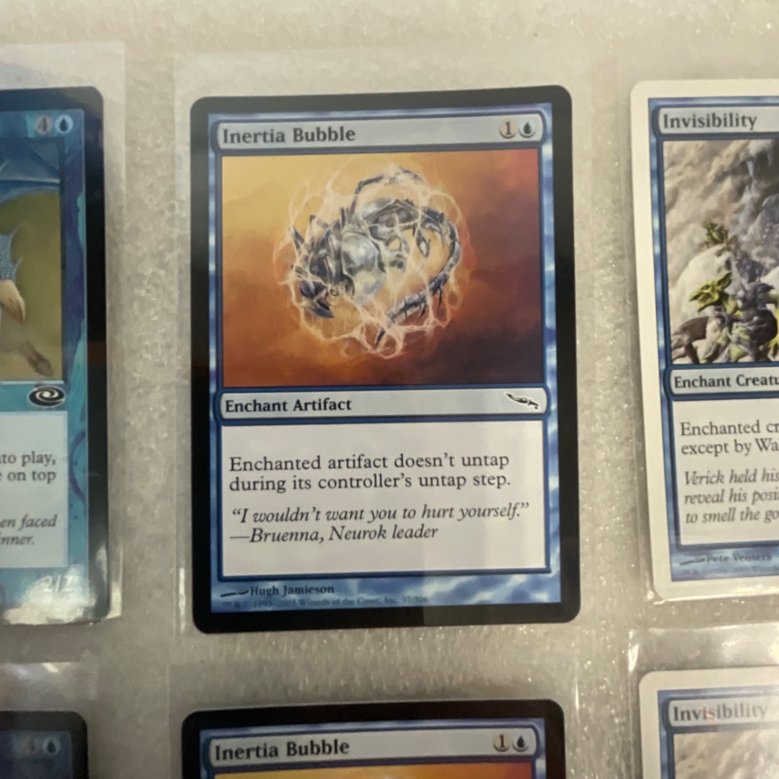 MTG Lot of 20 Blue Mixed Mirrodin Planeshift Onslaught 8ED - Image 10
