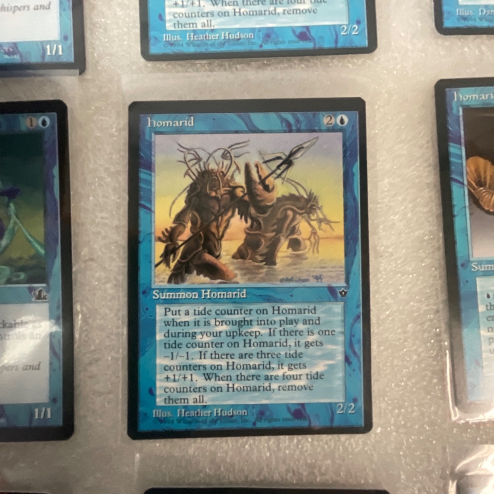MTG Lot of 20 Blue Mixed Sets Giant Shark Hibernation Homarid - Image 15