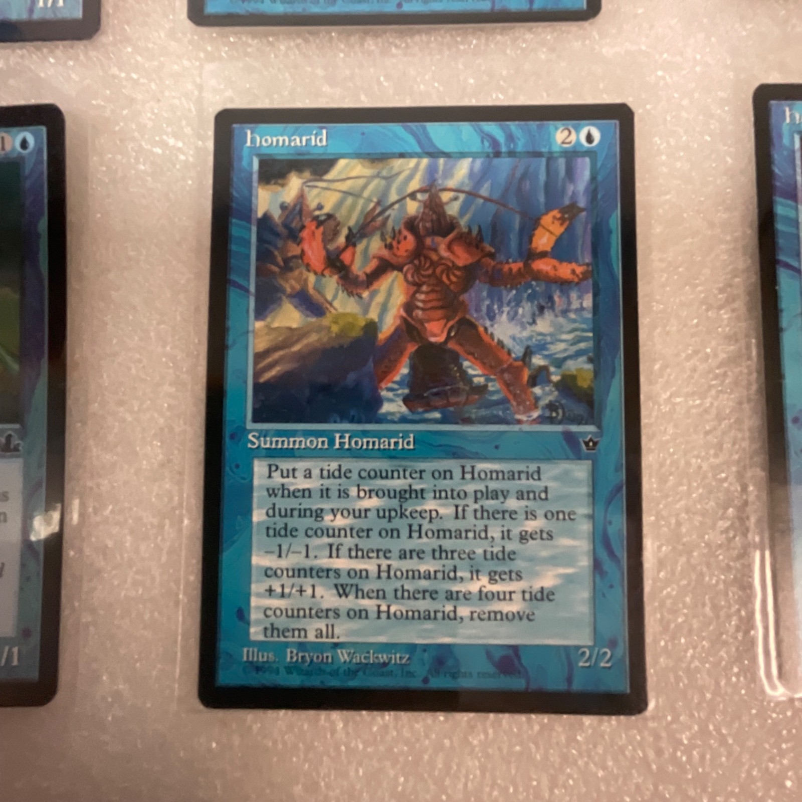MTG Lot of 20 Blue Mixed Sets Giant Shark Hibernation Homarid - Image 14
