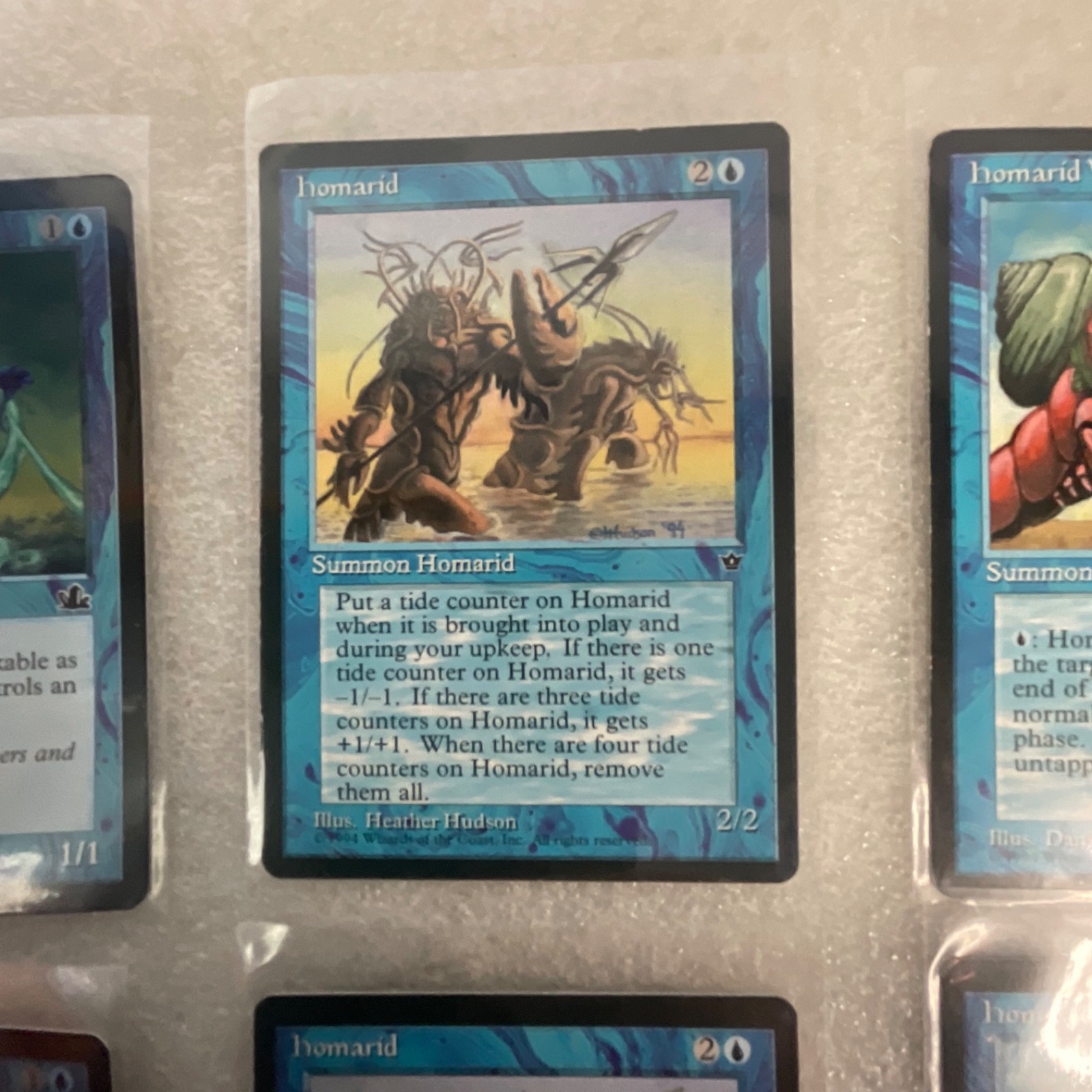 MTG Lot of 20 Blue Mixed Sets Giant Shark Hibernation Homarid - Image 17