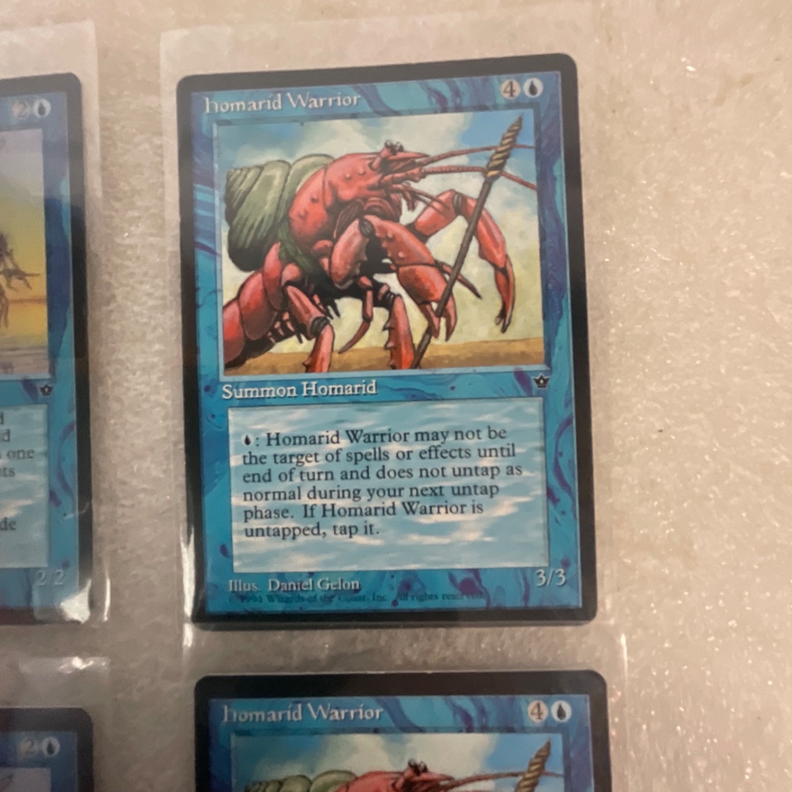 MTG Lot of 20 Blue Mixed Sets Giant Shark Hibernation Homarid - Image 18