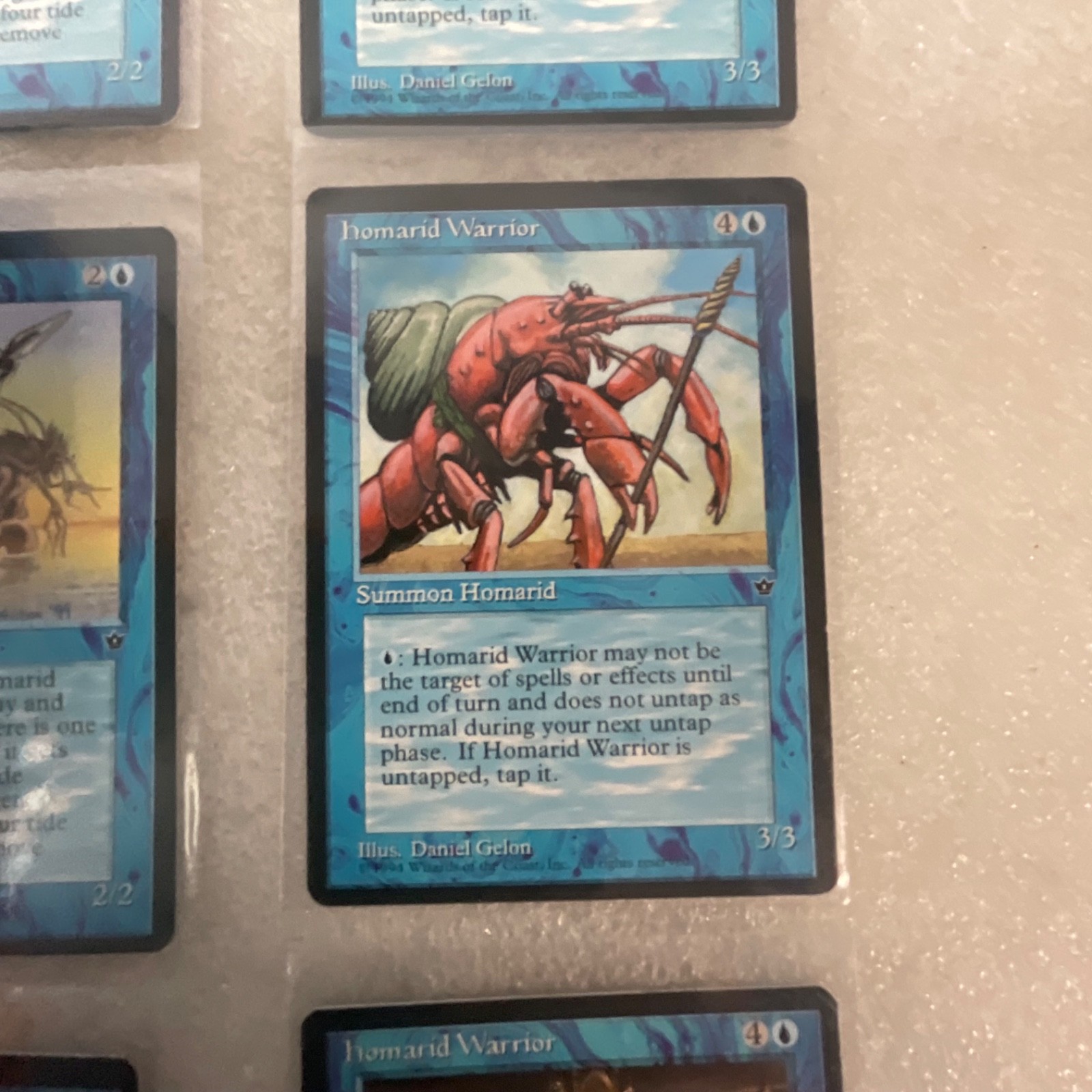 MTG Lot of 20 Blue Mixed Sets Giant Shark Hibernation Homarid - Image 19