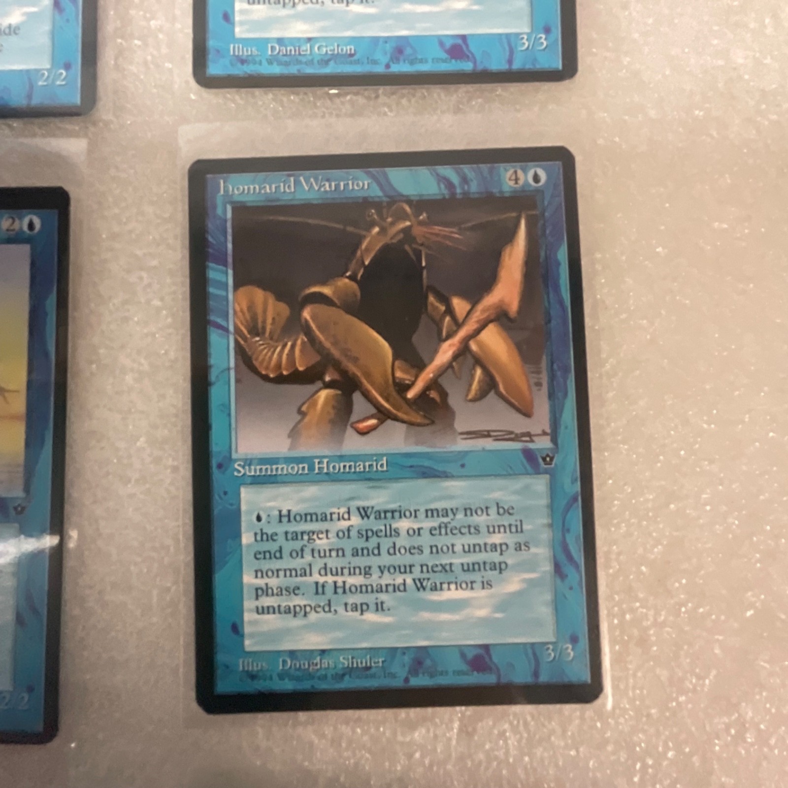 MTG Lot of 20 Blue Mixed Sets Giant Shark Hibernation Homarid - Image 20
